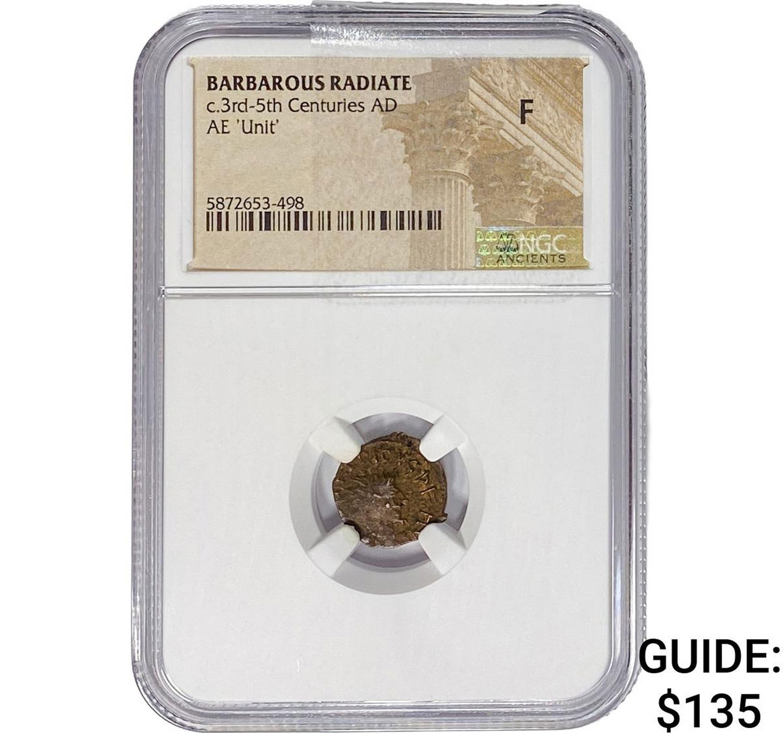Barbarous Radiate c.3rd-5th Centuries AD AE 'Unit' NGC F: Barbarous Radiate c.3rd-5th Centuries AD AE 'Unit' NGC F