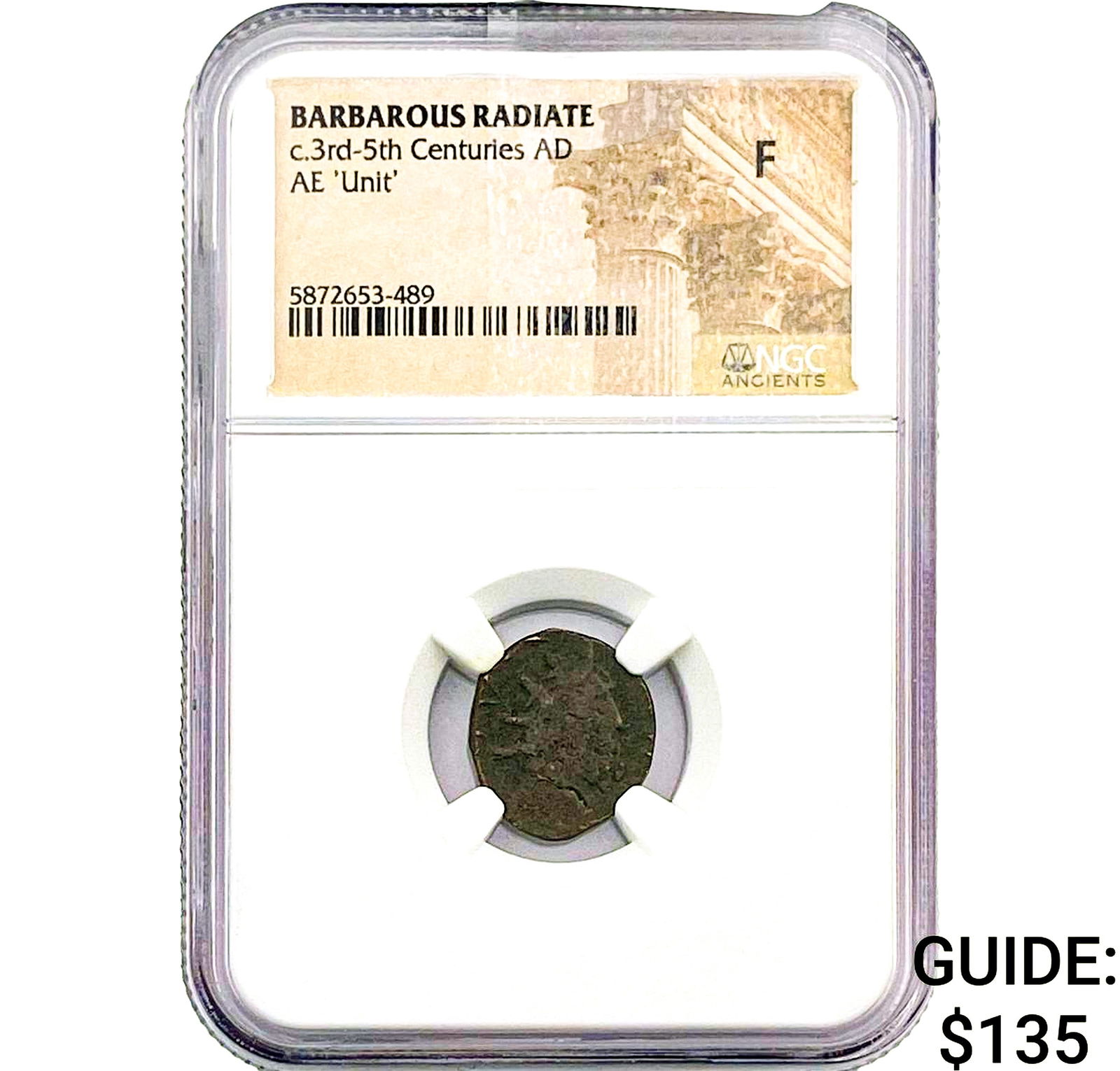 Barbarous Radiate c.3rd-5th Centuries AD AE 'Unit' NGC F: Barbarous Radiate c.3rd-5th Centuries AD AE 'Unit' NGC F