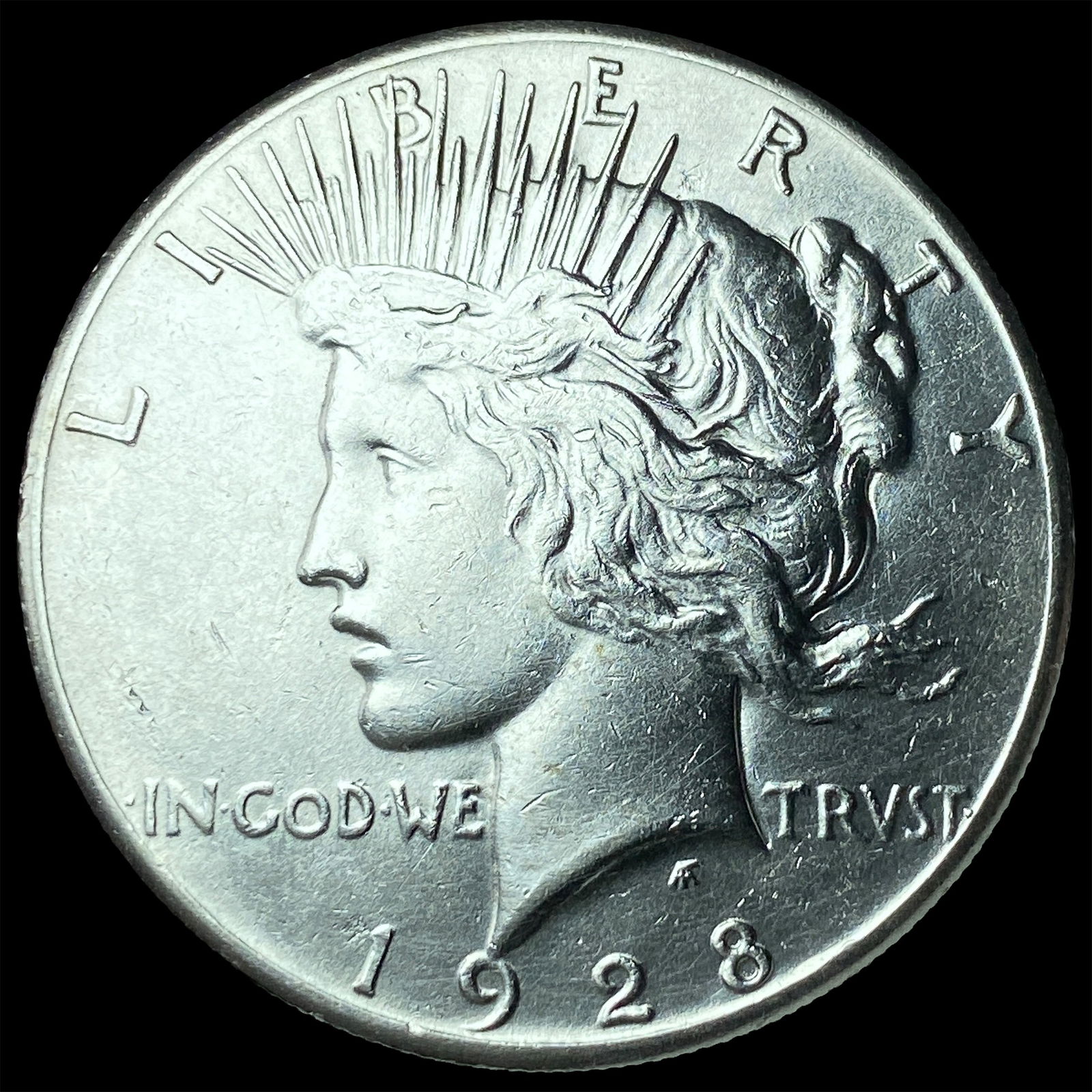 1928 Silver Peace Dollar CLOSELY UNCIRCULATED: 1928 Silver Peace Dollar CLOSELY UNCIRCULATED