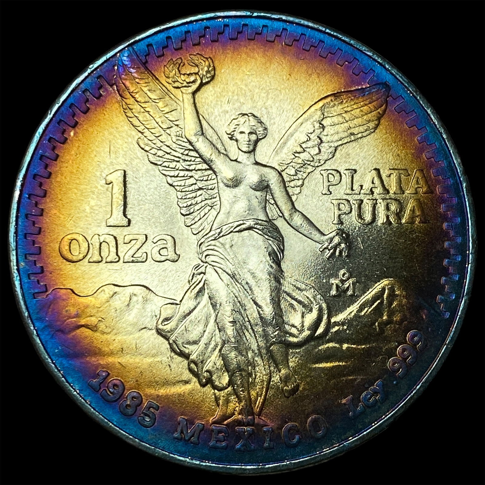 1985 Mexico 1 Onza Silver Libertad SUPERB GEM BU: 1985 Mexico 1 Onza Silver Libertad SUPERB GEM BU