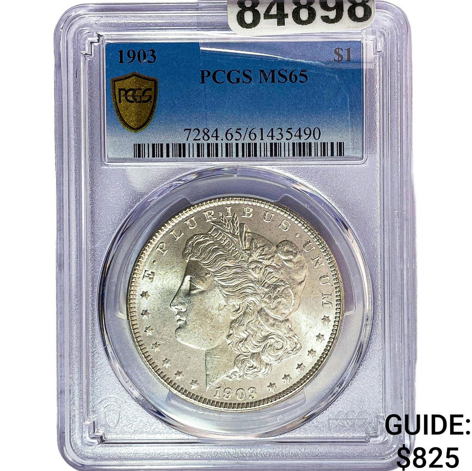 1903 Morgan Silver Dollar PCGS MS65: 1903 Morgan Silver Dollar PCGS MS65