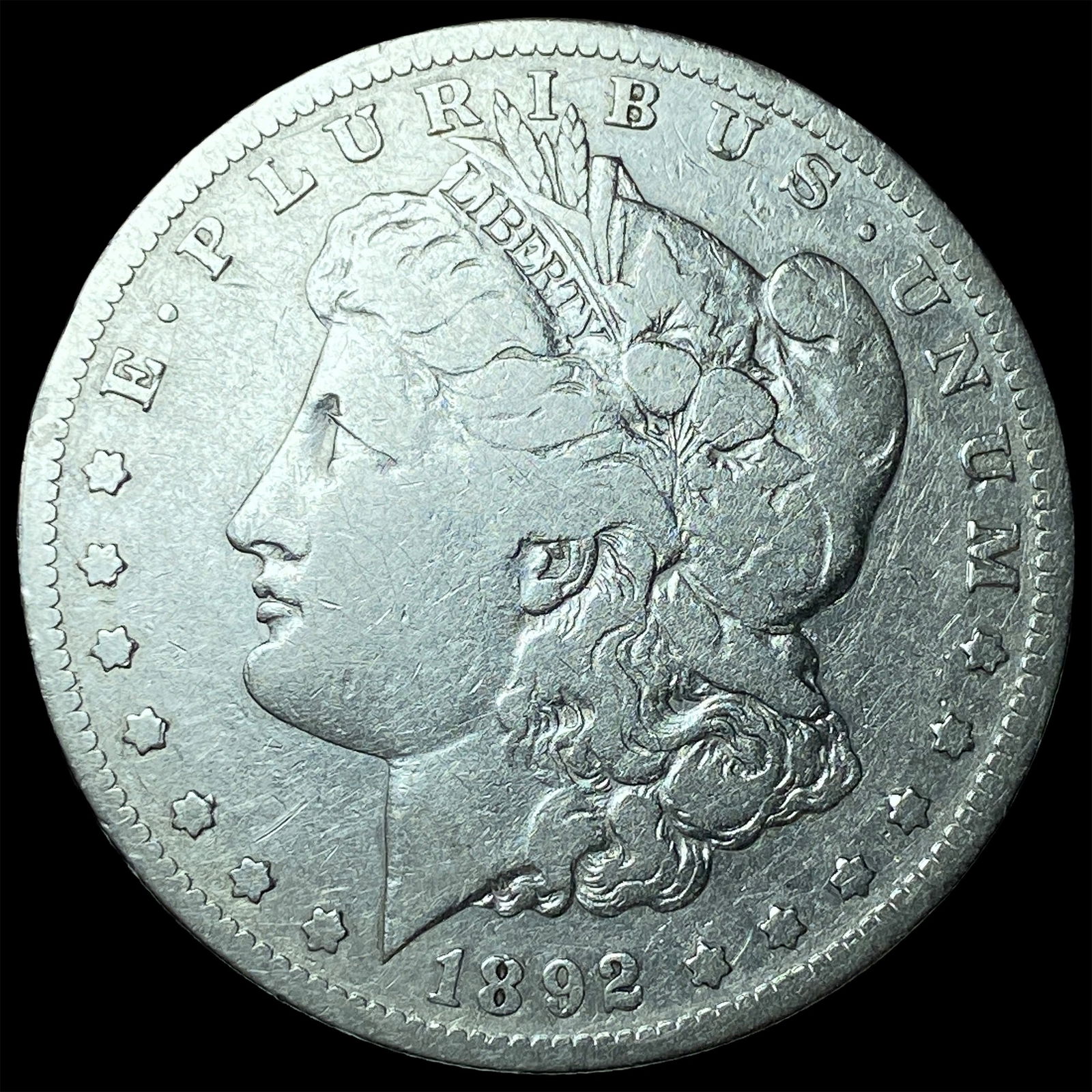 1892-S Silver Morgan Dollar NICELY CIRCULATED: 1892-S Silver Morgan Dollar NICELY CIRCULATED