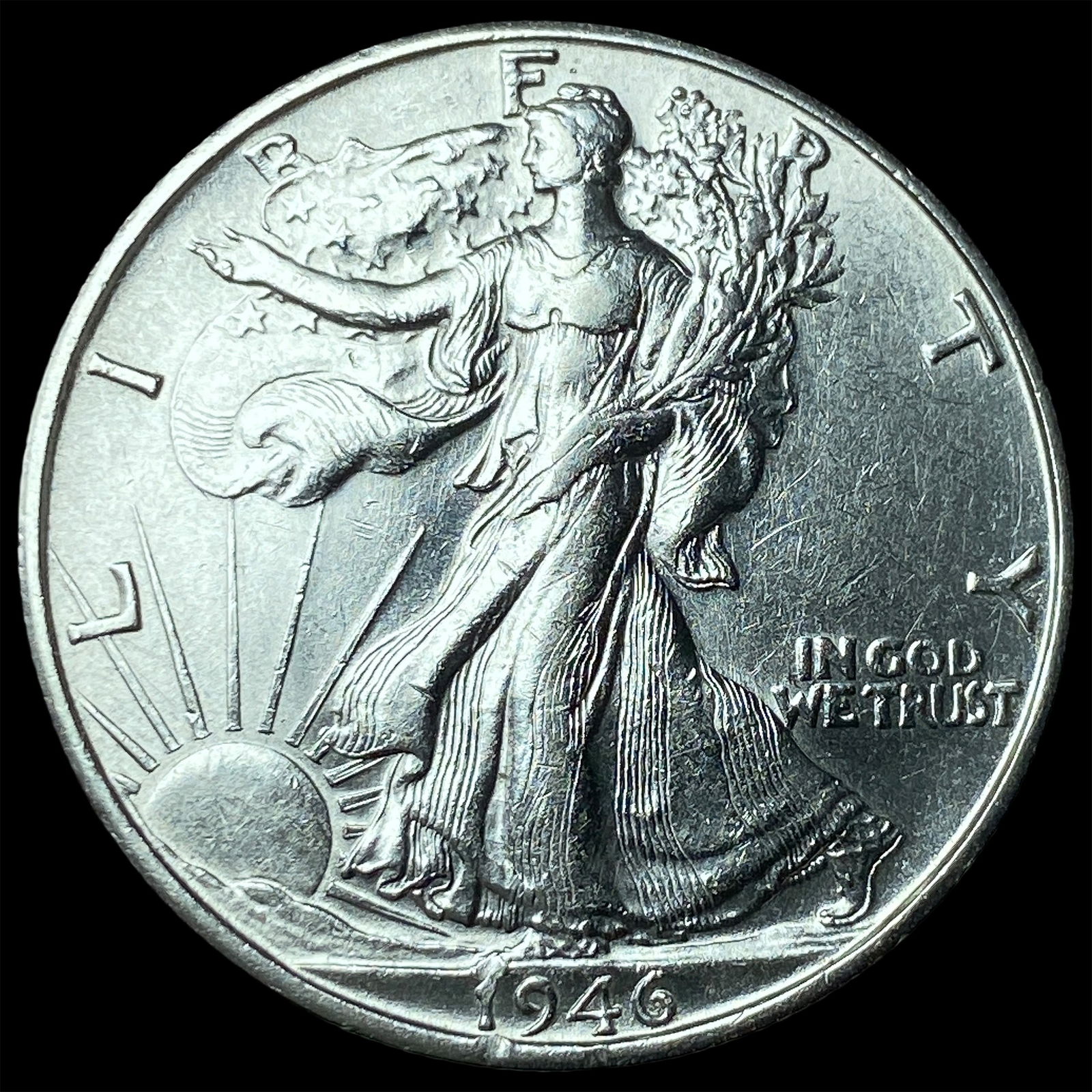 1946-S Silver Half Dollar UNCIRCULATED (1 of 2)