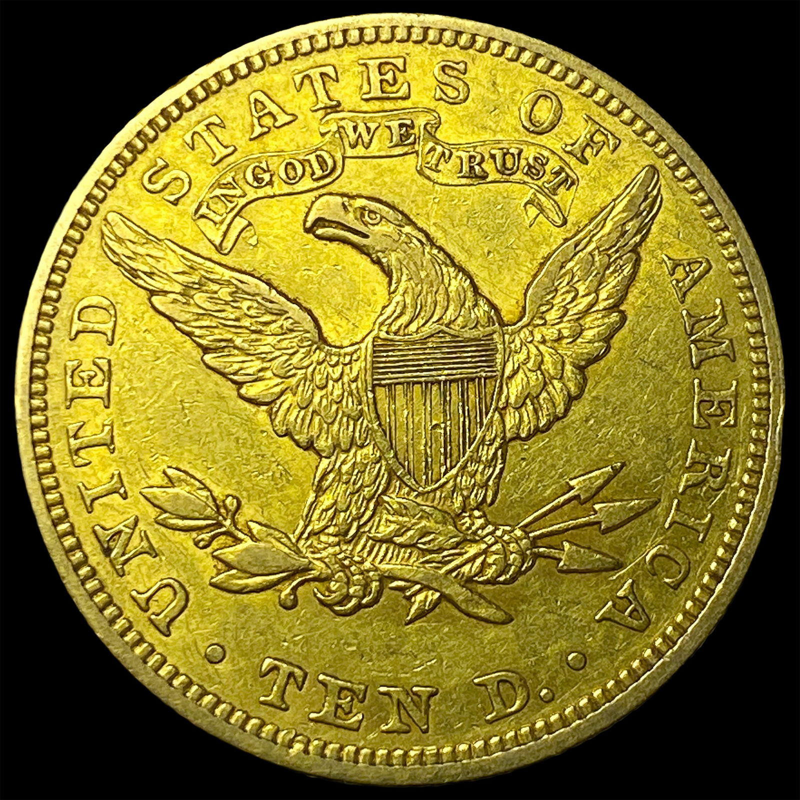 1905 Liberty Head Eagle $10 Gold Coin CLOSELY UNCIRCULATED - 2