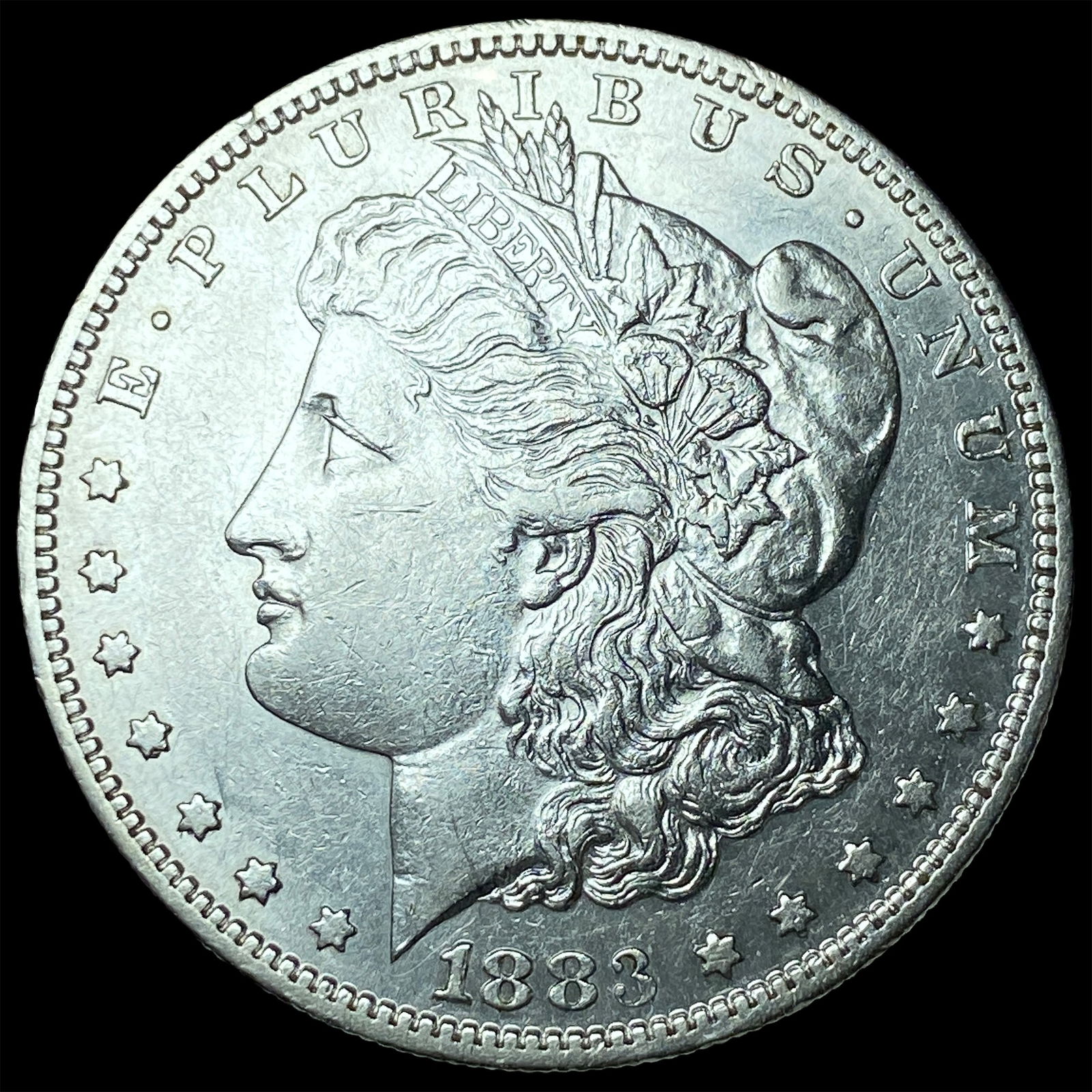1883-S Silver Morgan Dollar CLOSELY UNCIRCULATED: 1883-S Silver Morgan Dollar CLOSELY UNCIRCULATED