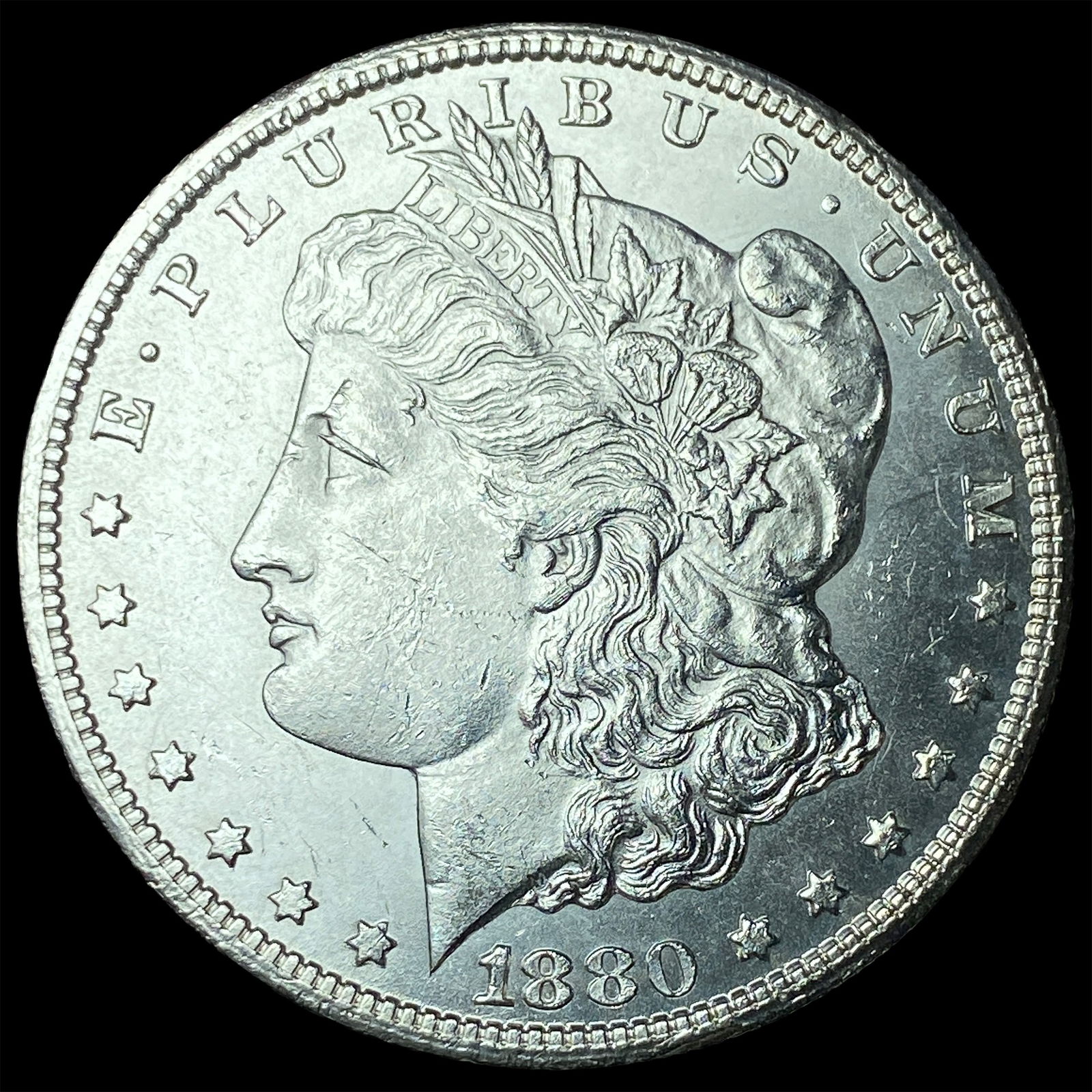 1880-S Silver Morgan Dollar UNCIRCULATED: 1880-S Silver Morgan Dollar UNCIRCULATED