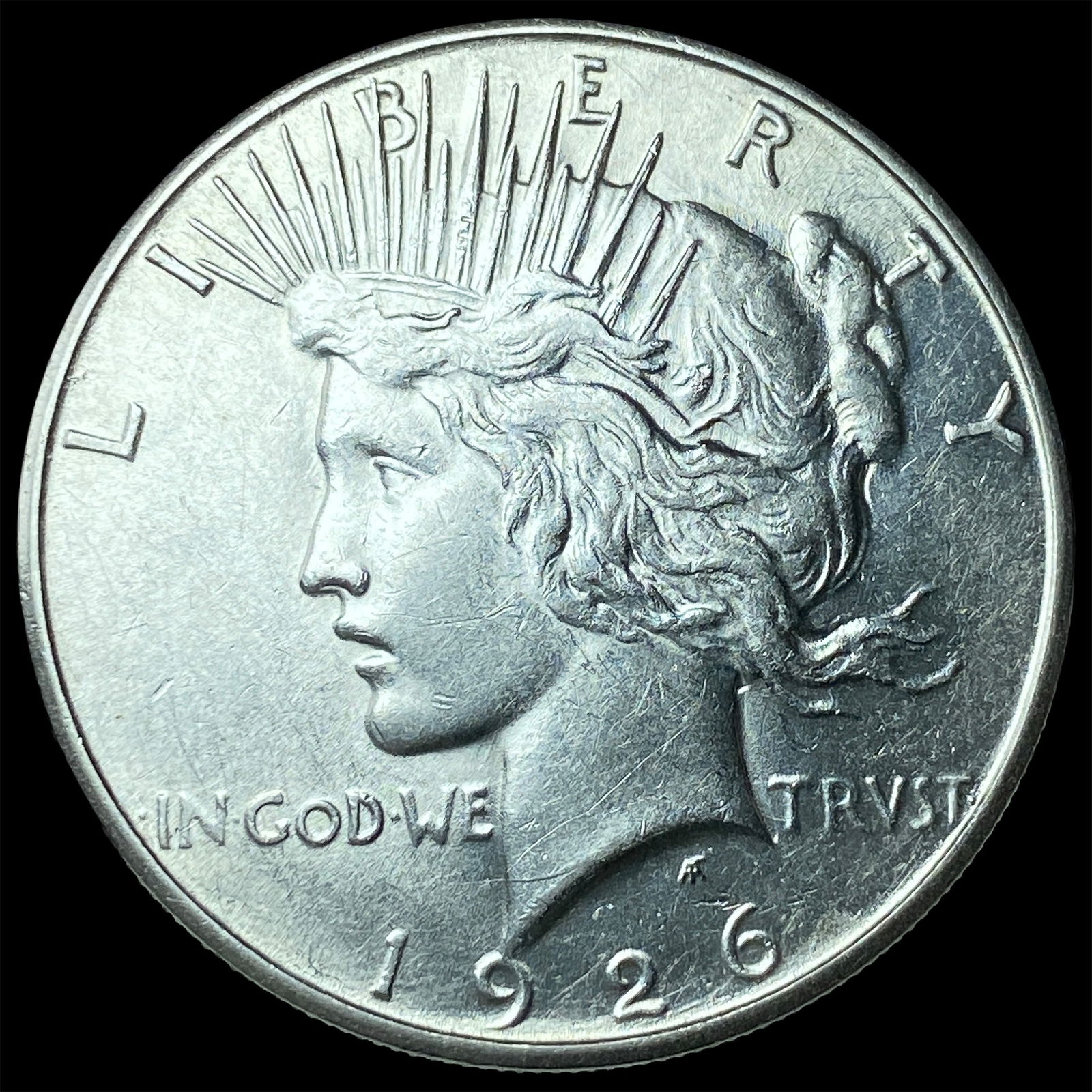 1926-S Silver Peace Dollar CLOSELY UNCIRCULATED: 1926-S Silver Peace Dollar CLOSELY UNCIRCULATED
