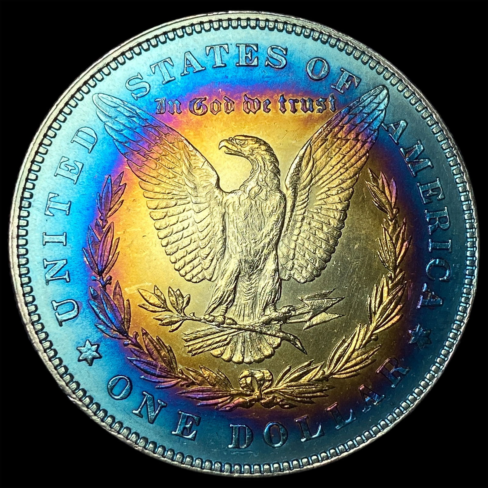 1878 Toned Silver Morgan Dollar UNCIRCULATED - 2