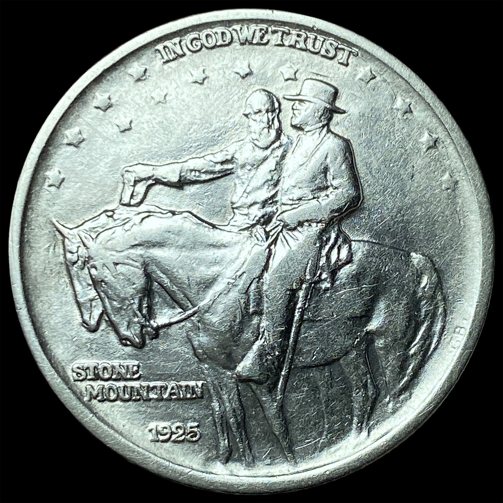 1925 Stone Mountain Silver Half Dollar NEARLY UNCIRCULATED: 1925 Stone Mountain Silver Half Dollar NEARLY UNCIRCULATED