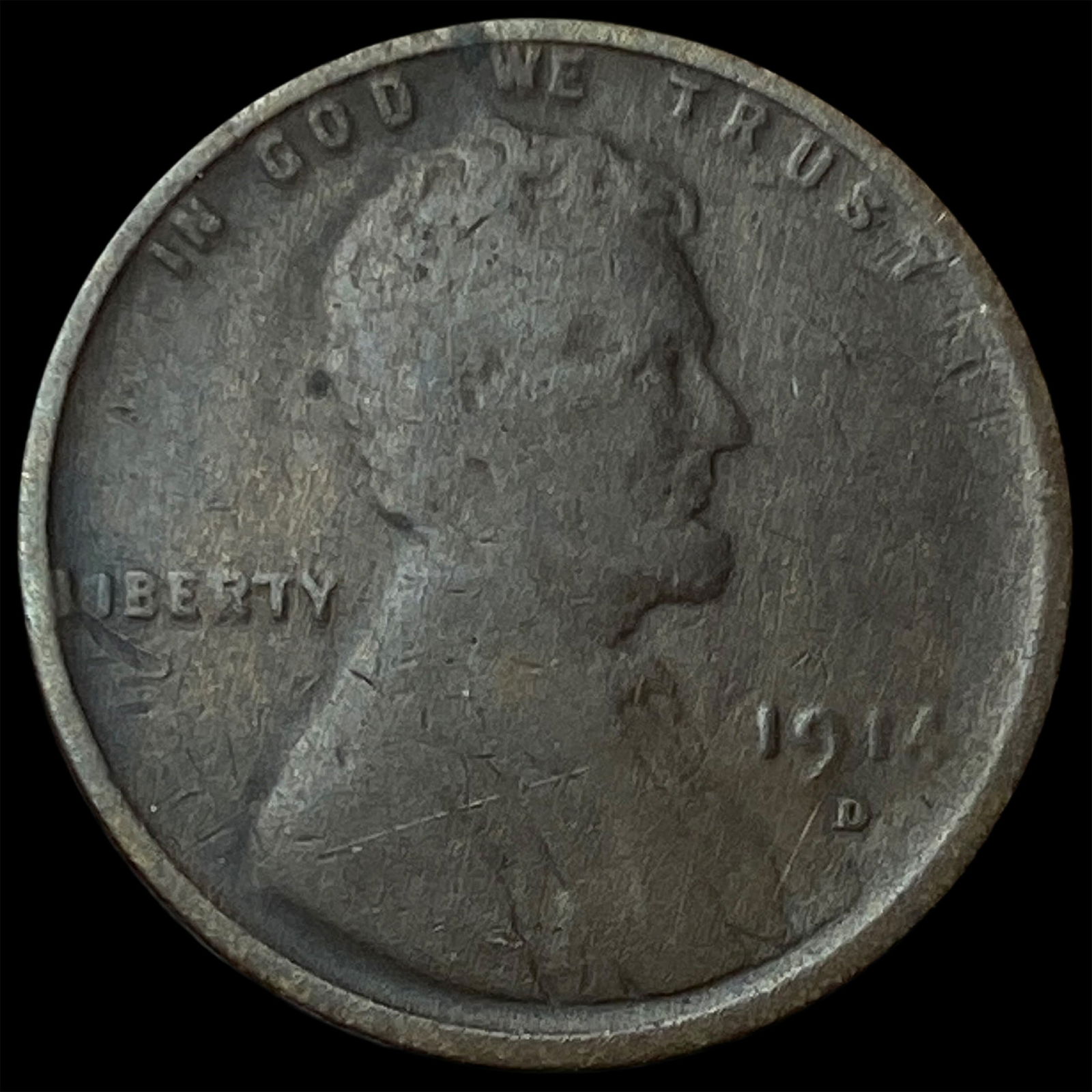 1914-D Lincoln Wheat Cent LIGHTLY CIRCULATED (1 of 2)
