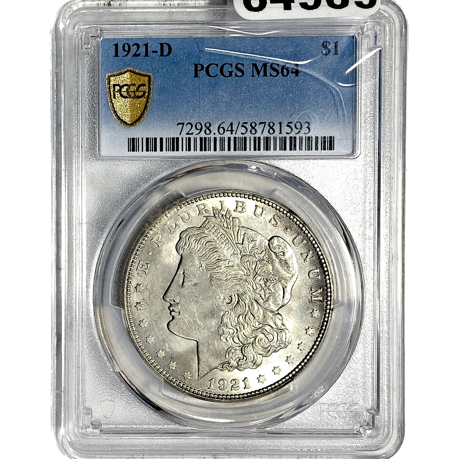 1921-D Morgan Silver Dollar PCGS MS64 (1 of 2)