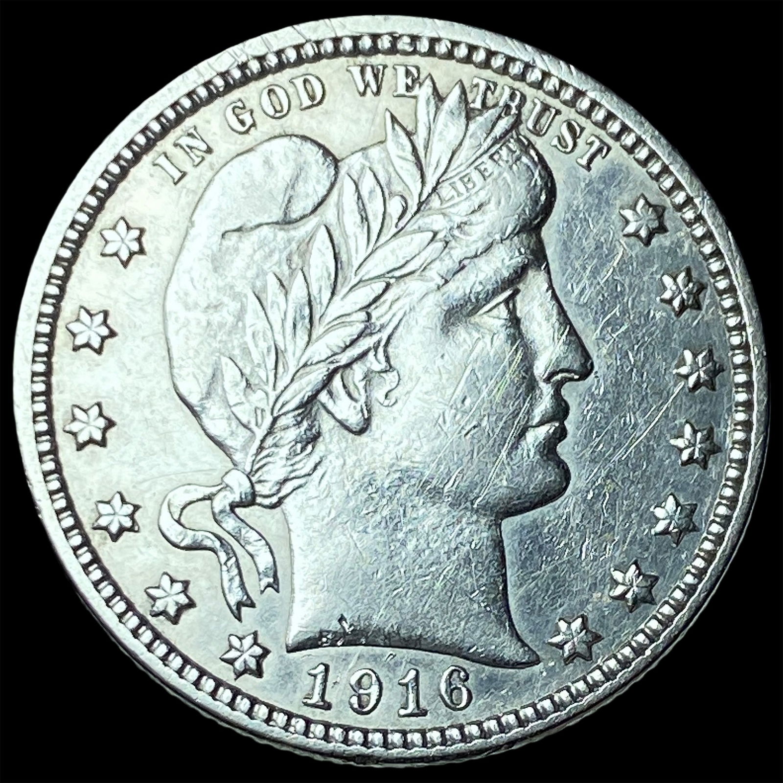 1916 Barber Quarter CLOSELY UNCIRCULATED (1 of 2)