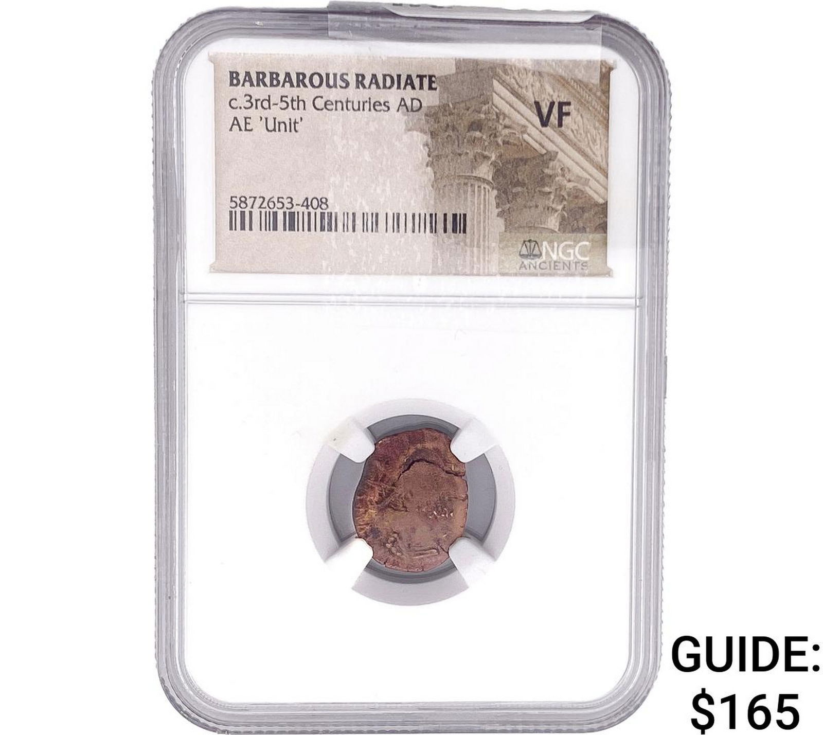 Barbarous Radiate c.3rd-5th Centuries AD AE 'Unit' NGC VF: Barbarous Radiate c.3rd-5th Centuries AD AE 'Unit' NGC VF