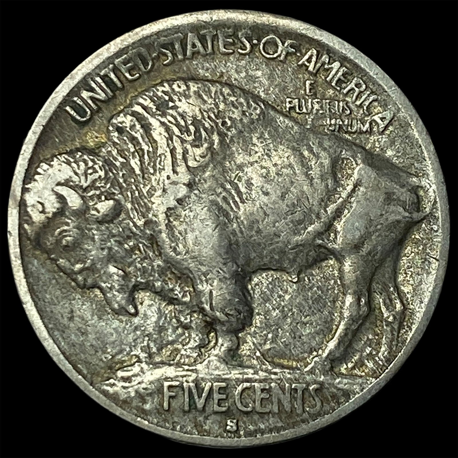 1913-S Buffalo Nickel Type 1 CLOSELY UNCIRCULATED - 2