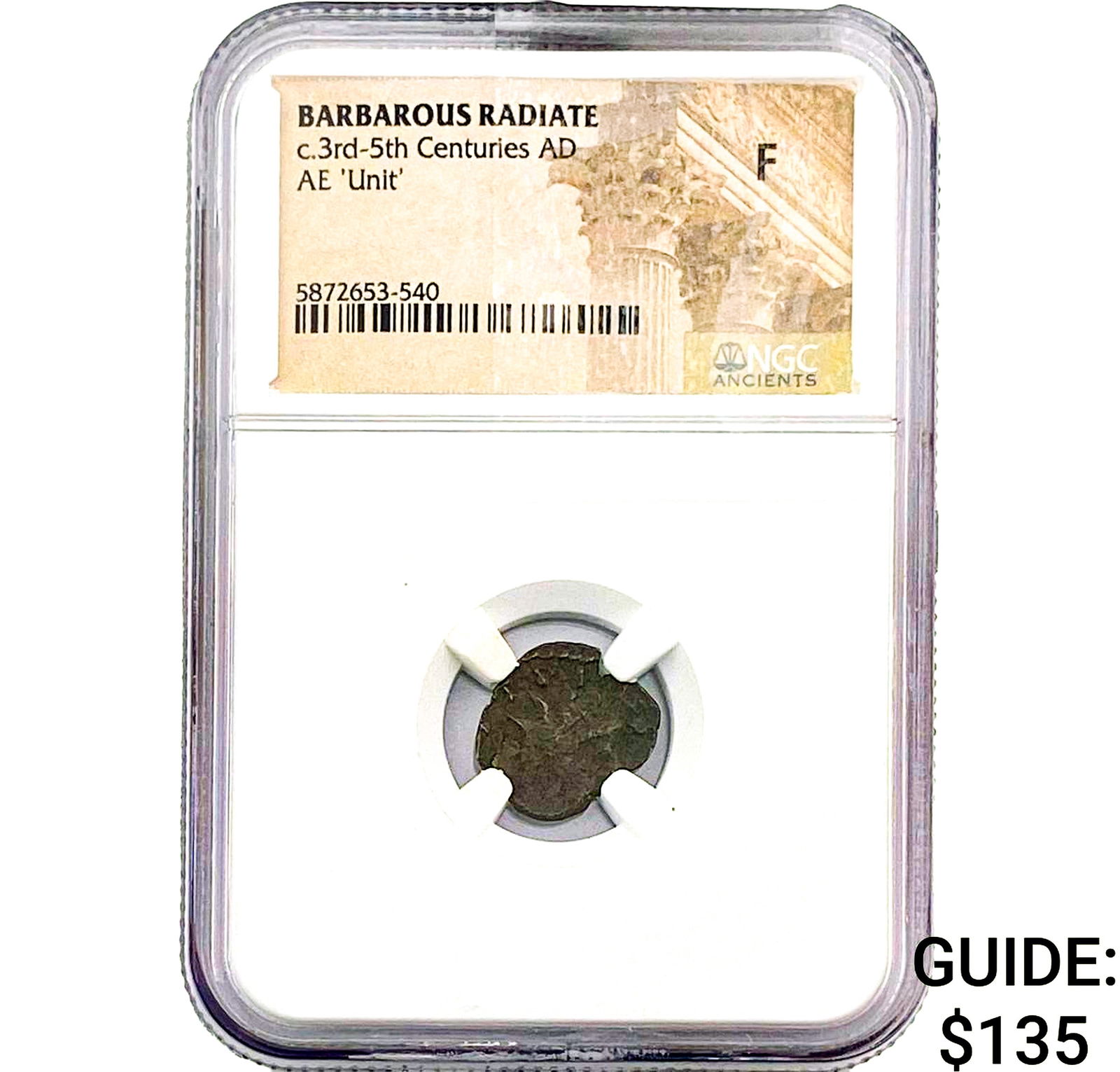 Barbarous Radiate c.3rd-5th Centuries AD AE 'Unit' NGC F: Barbarous Radiate c.3rd-5th Centuries AD AE 'Unit' NGC F