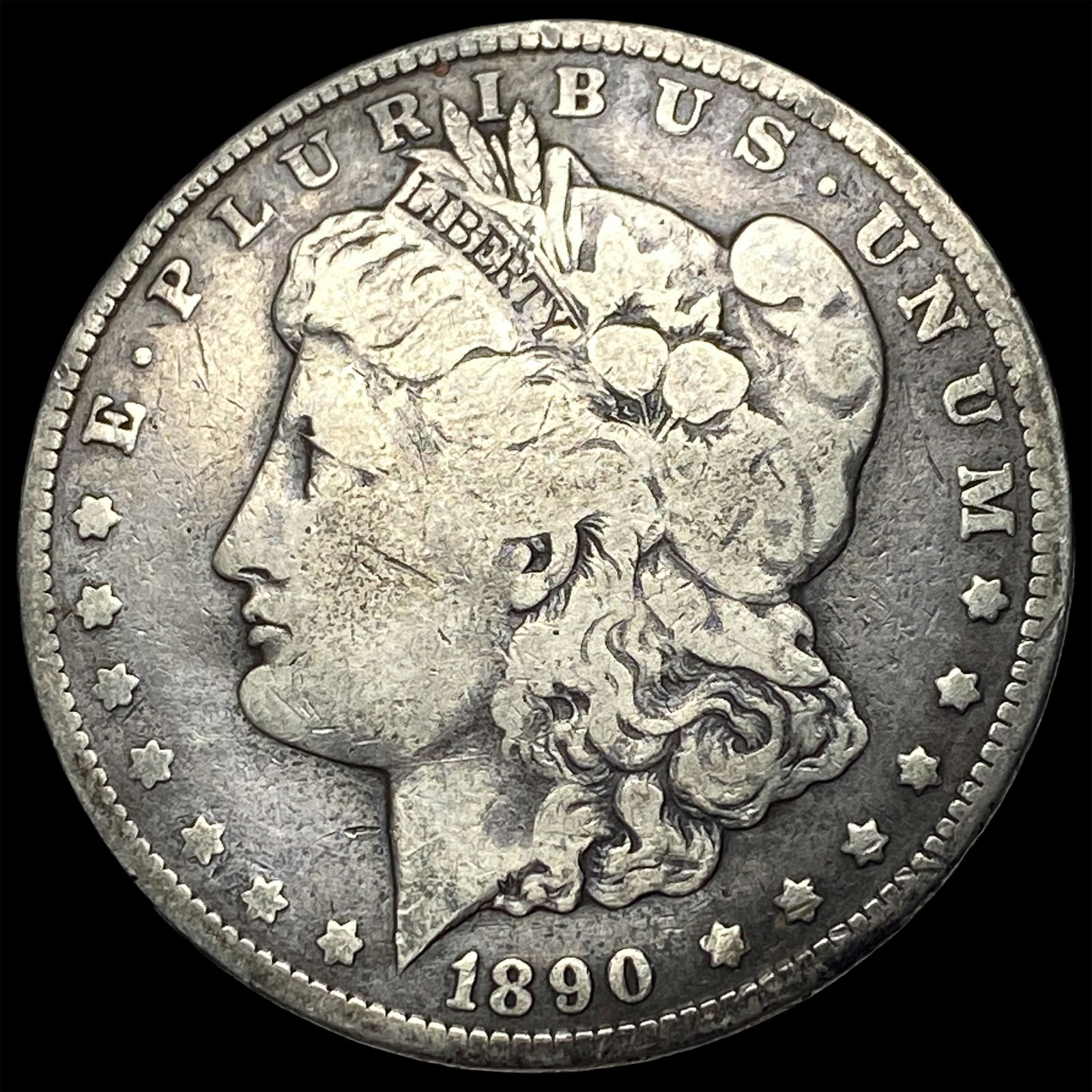 1890-CC Silver Morgan Dollar LIGHTLY CIRCULATED (1 of 2)