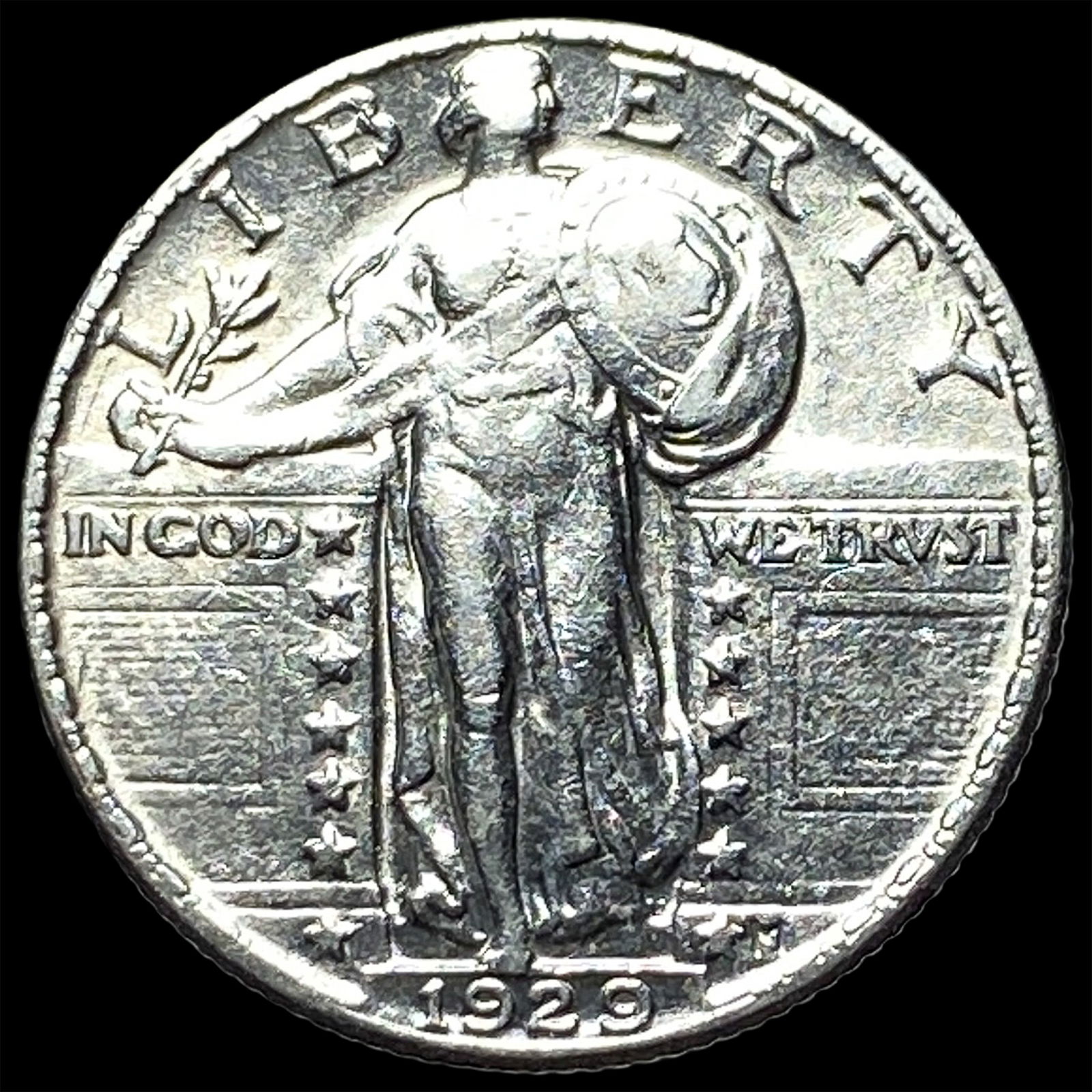 1929 Standing Liberty Quarter CHOICE AU (1 of 2)