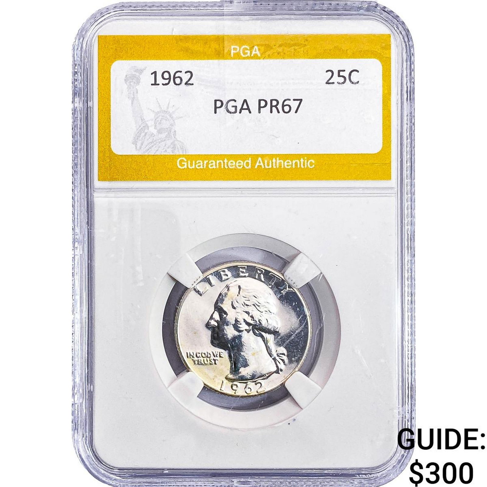 1962 Washington Silver Quarter PGA PR67: 1962 Washington Silver Quarter PGA PR67