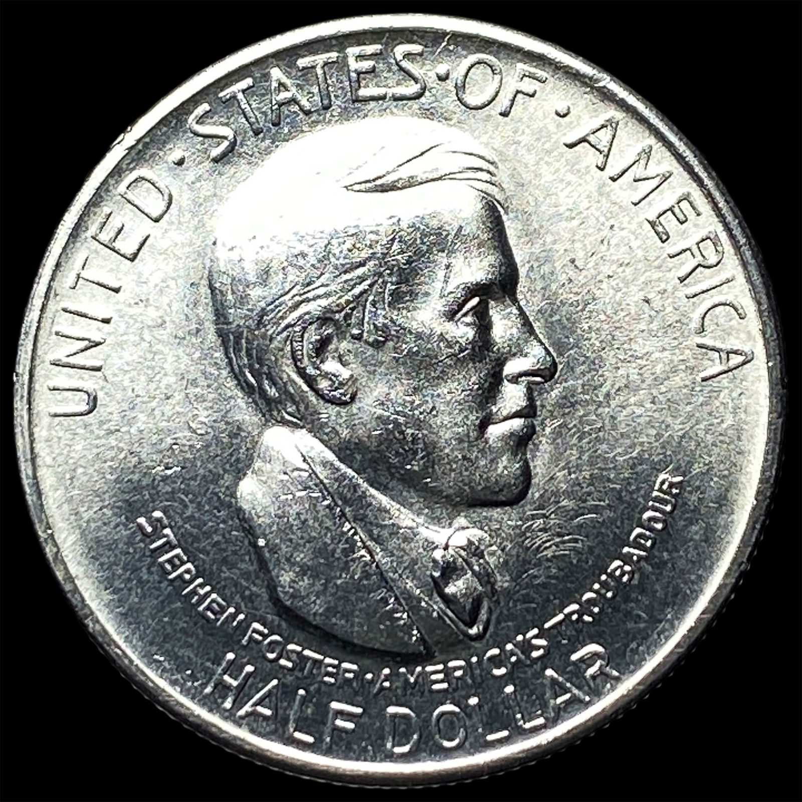 1936-S Cincinnati Music Center Silver Half Dollar CHOICE BU: 1936-S Cincinnati Music Center Silver Half Dollar CHOICE BU