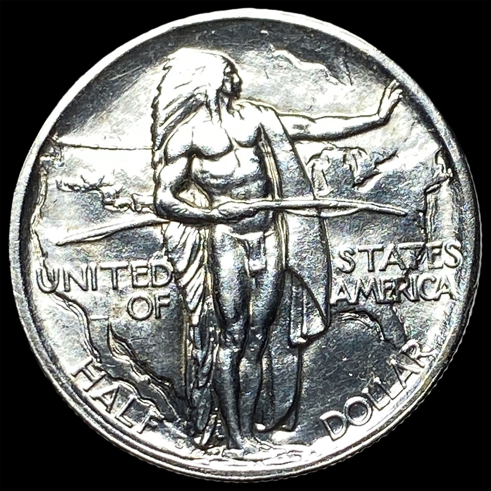 1926 Silver Half Dollar Oregon Trail UNCIRCULATED (1 of 2)