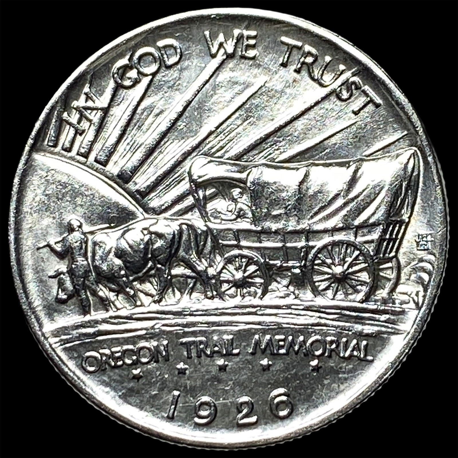 1926-S Silver Oregon Trail Half Dollar UNCIRCULATED - 2
