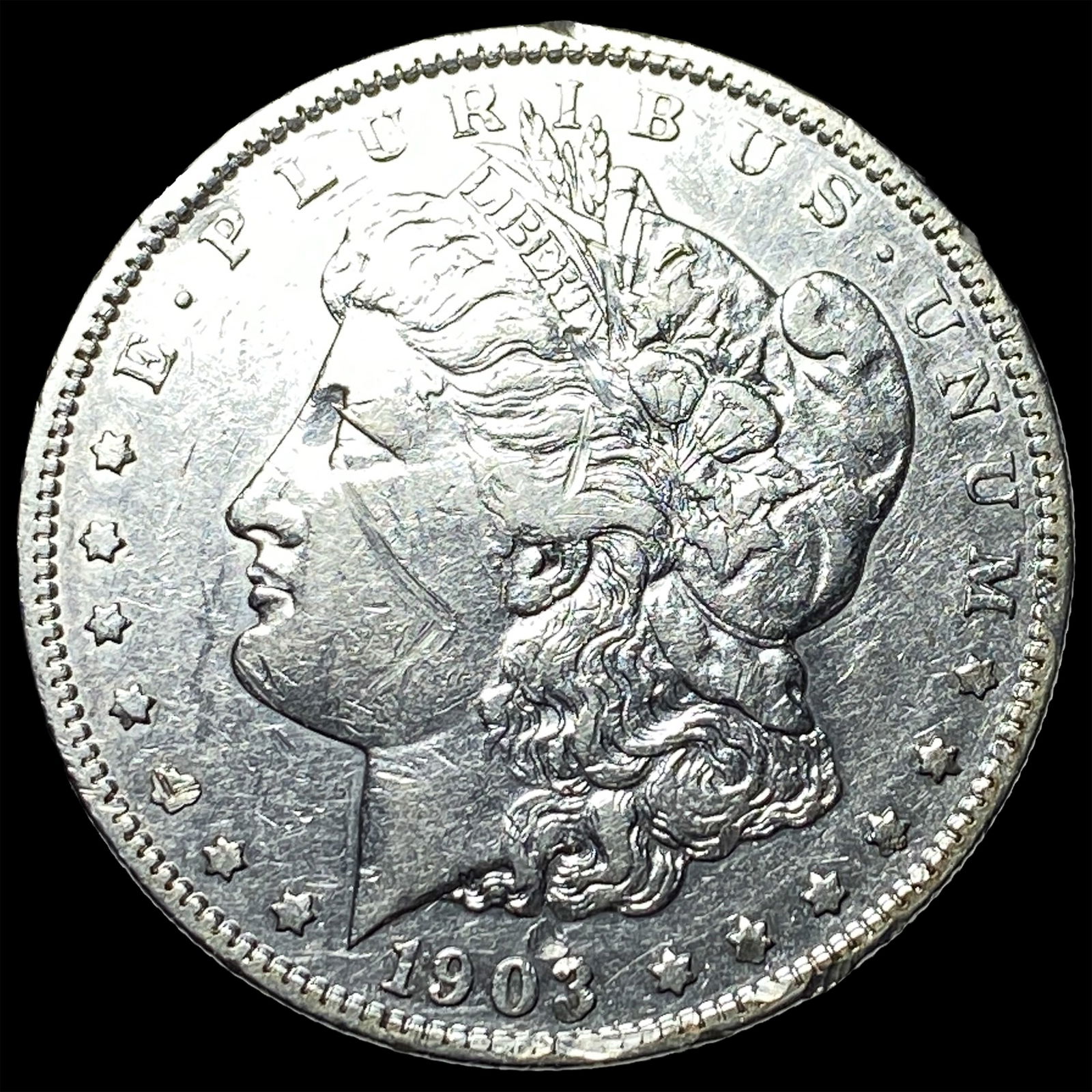 1903-S Silver Morgan Dollar NEARLY UNCIRCULATED: 1903-S Silver Morgan Dollar NEARLY UNCIRCULATED