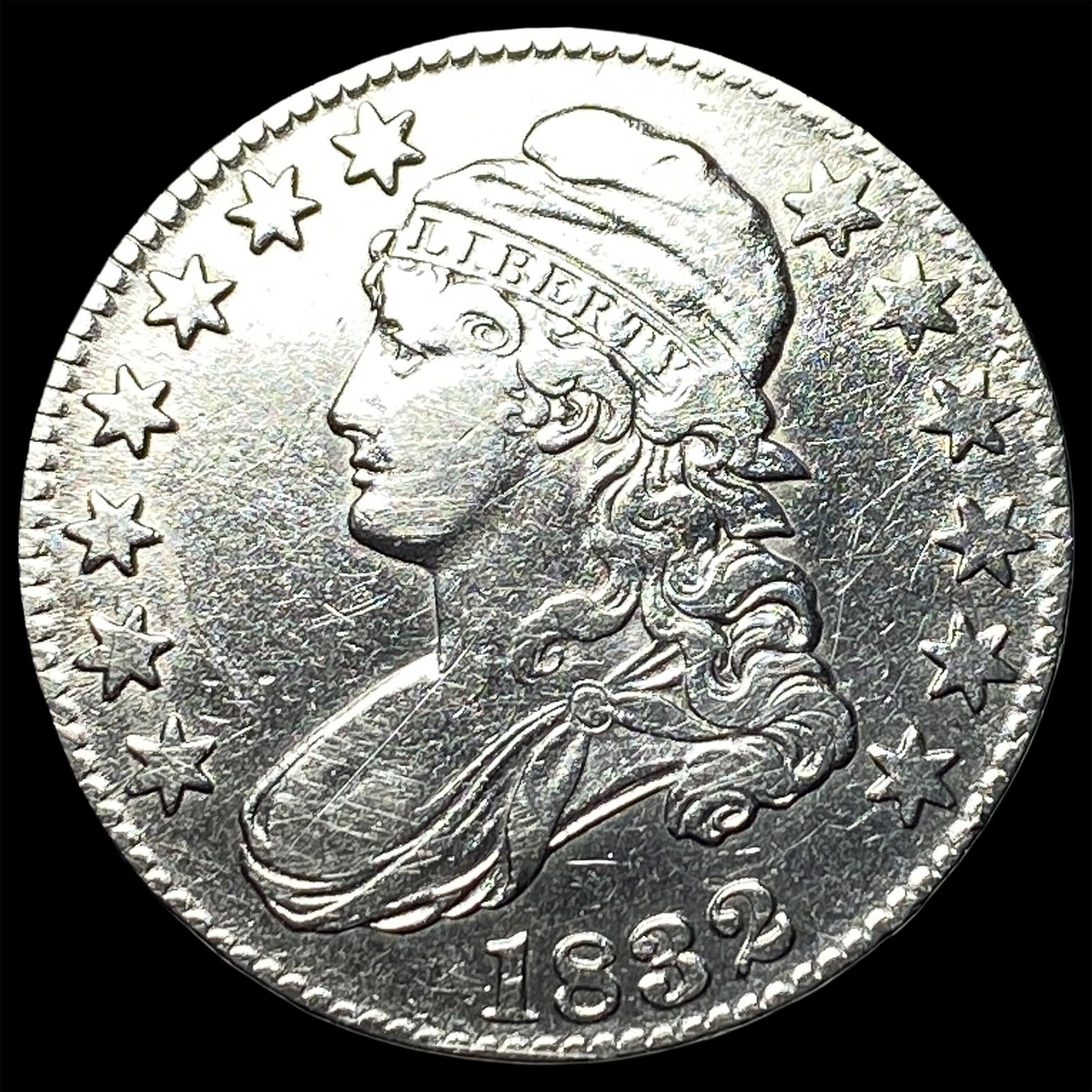 1832 Capped Bust Half Dollar NEARLY UNCIRCULATED (1 of 2)