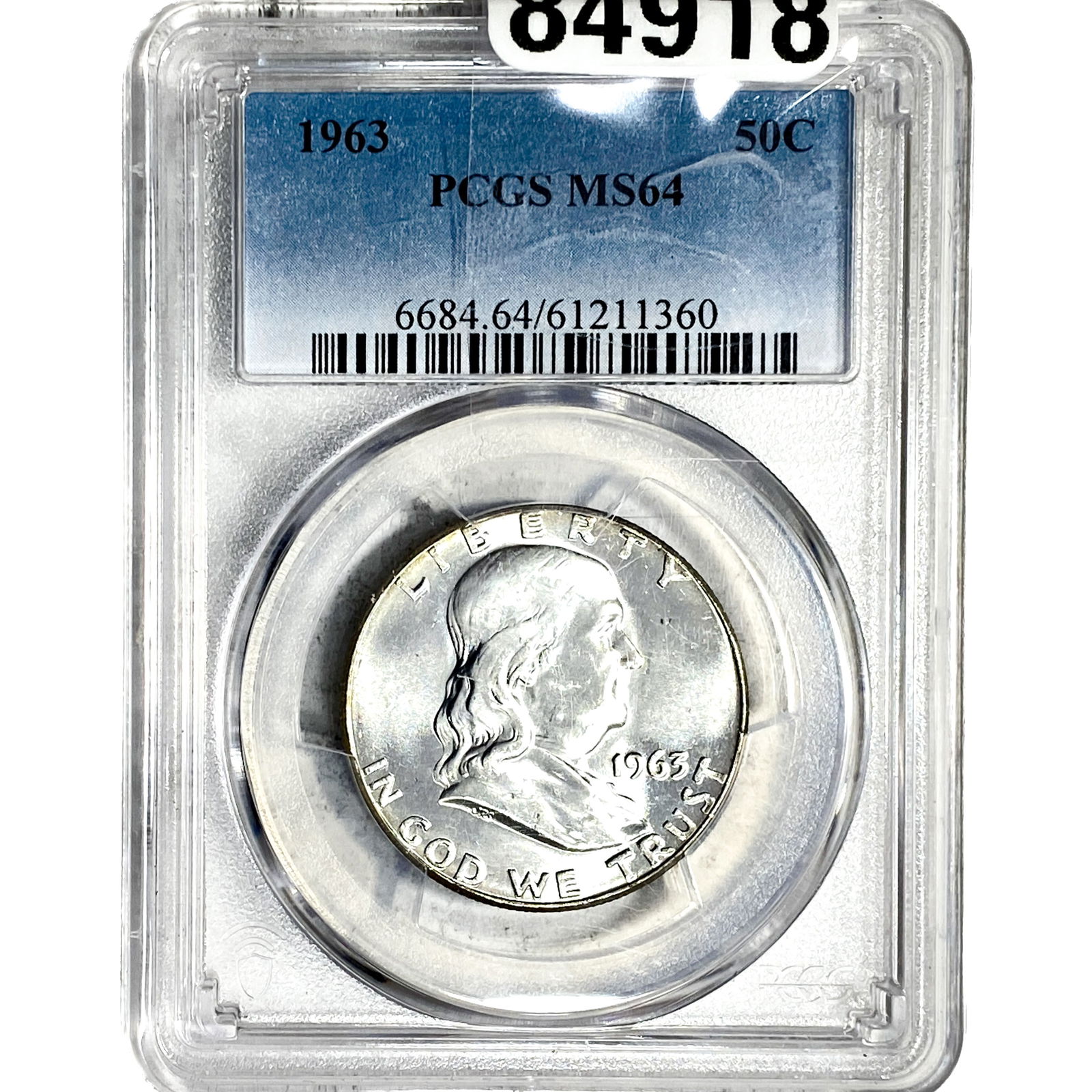 1963 Franklin Half Dollar PCGS MS64 (1 of 2)