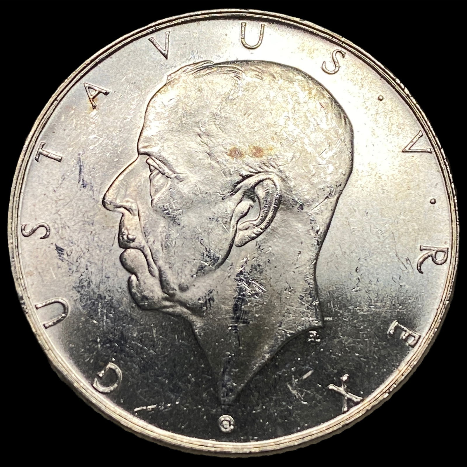 1938 Sweden Silver 2 Kroner UNCIRCULATED: 1938 Sweden Silver 2 Kroner UNCIRCULATED