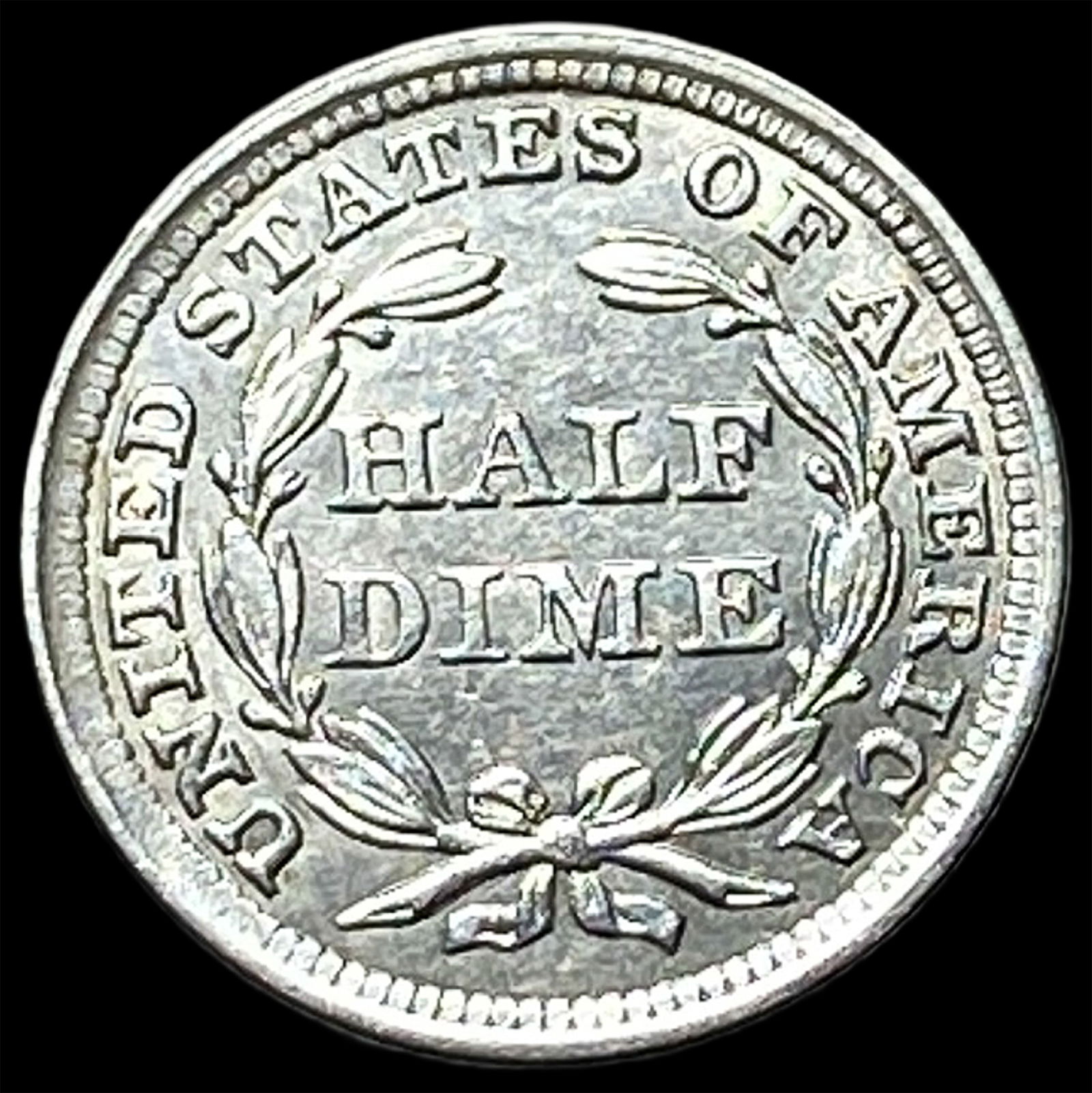 1855 Seated Liberty Half Dime CLOSELY UNCIRCULATED - 2