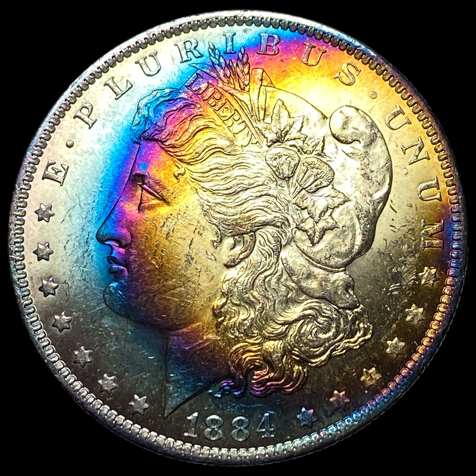 1884 Morgan Silver Dollar CHOICE BU: 1884 Morgan Silver Dollar CHOICE BU