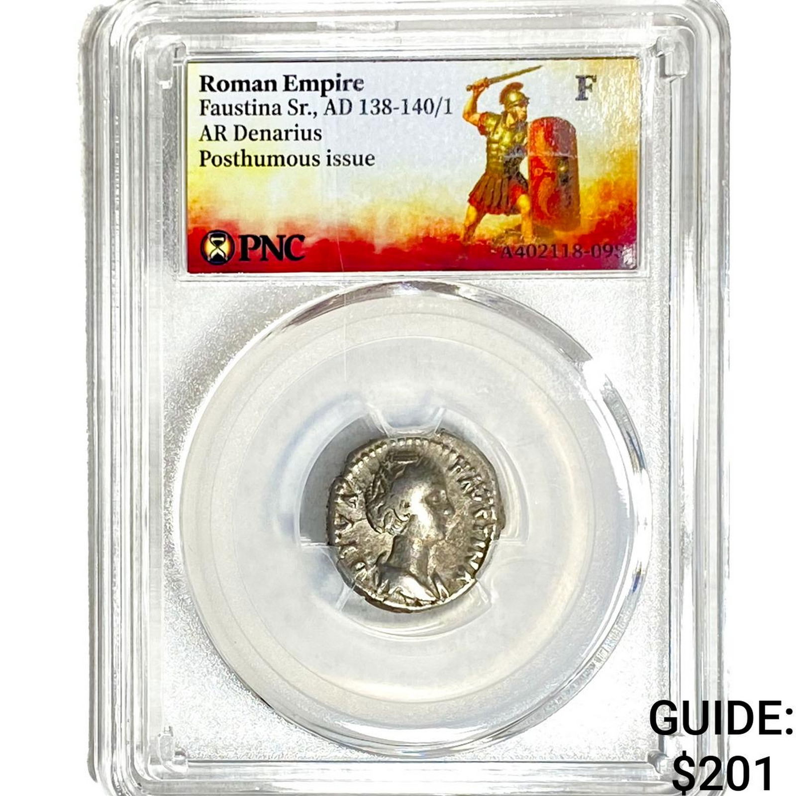 Roman Faustina Sr.,AD 138-140/1 AR Denarius PNC F: Roman Faustina Sr.,AD 138-140/1 AR Denarius PNC F