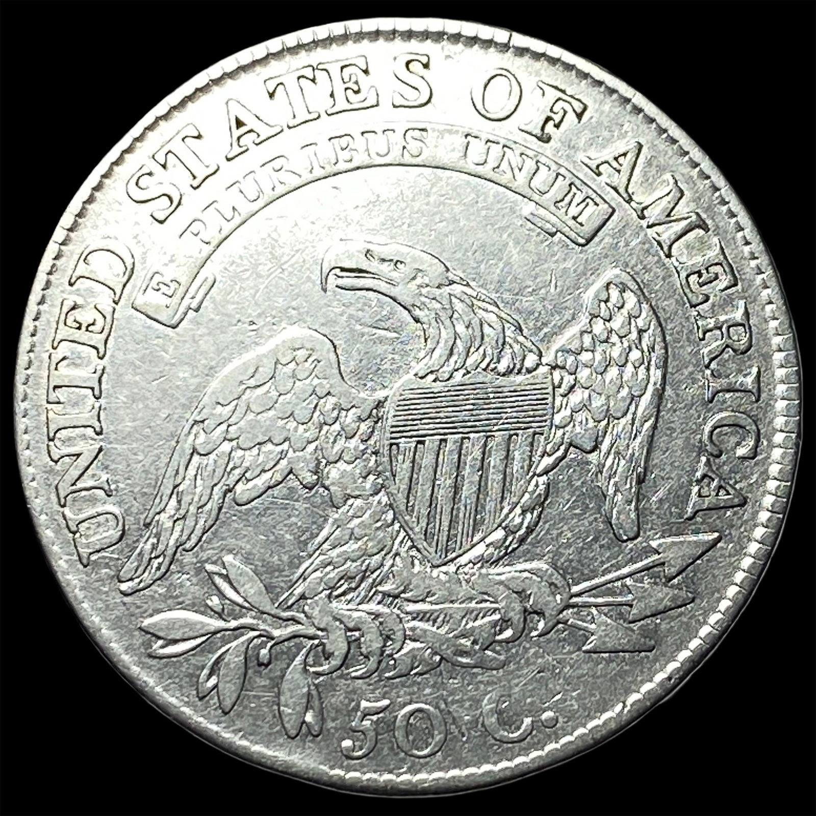 1809 Capped Bust Half Dollar ABOUT UNCIRCULATED - 2