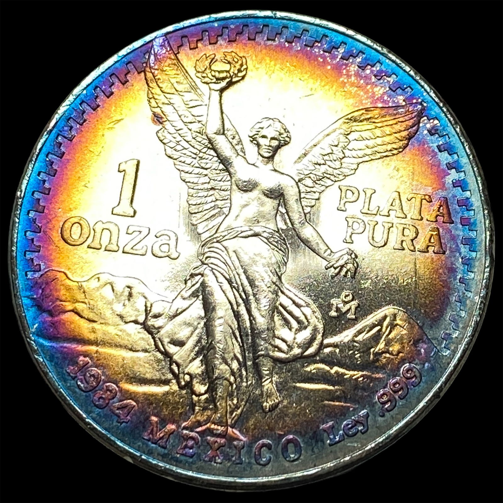 1984 Mexico Silver 1 Onza Libertad SUPERB GEM BU: 1984 Mexico Silver 1 Onza Libertad SUPERB GEM BU