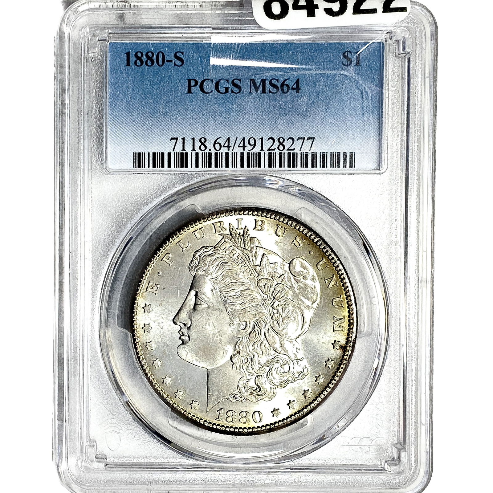1880-S Morgan Silver Dollar PCGS MS64 (1 of 2)