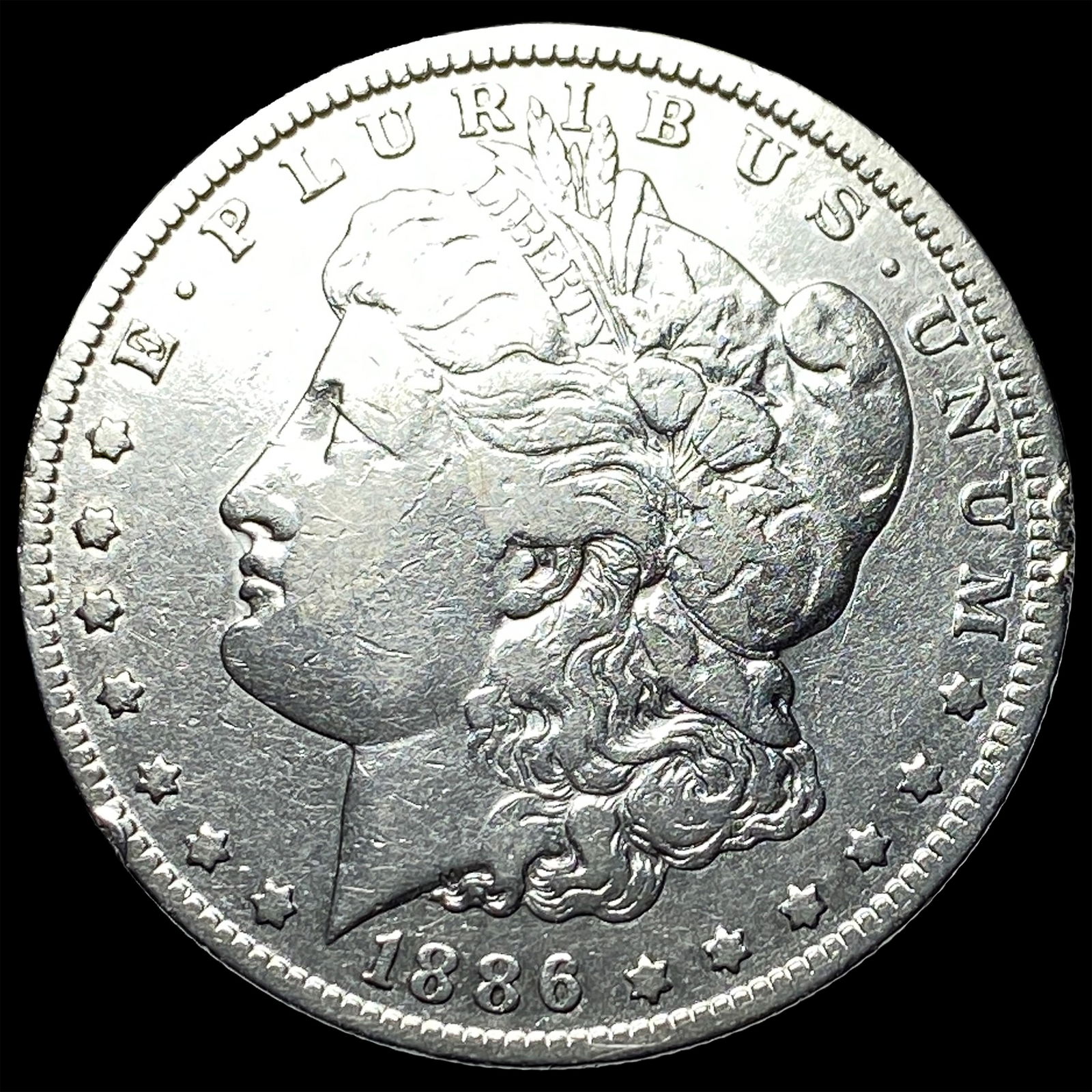 1886-O Silver Morgan Dollar LIGHTLY CIRCULATED: 1886-O Silver Morgan Dollar LIGHTLY CIRCULATED