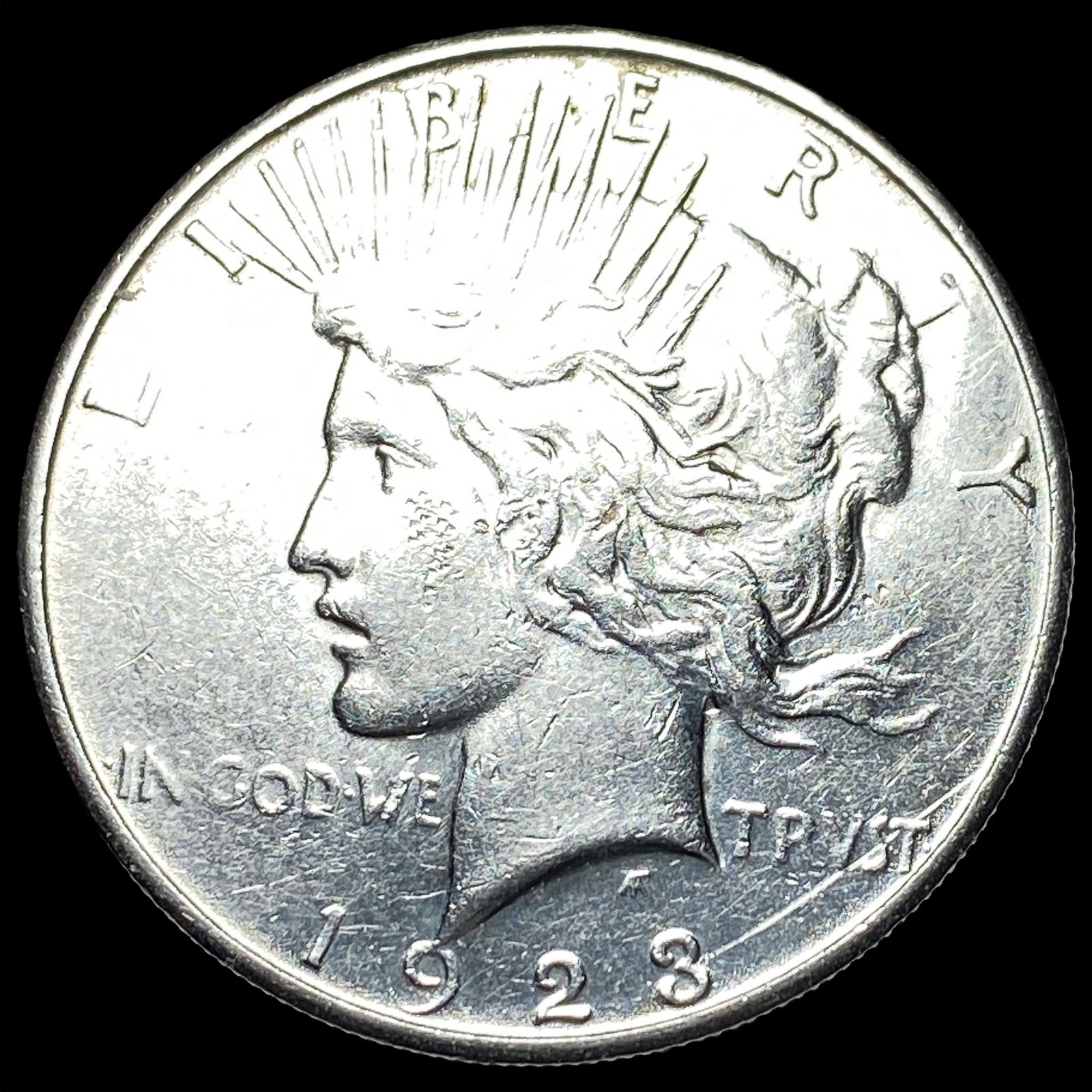 1923-S Silver Peace Dollar CLOSELY UNCIRCULATED: 1923-S Silver Peace Dollar CLOSELY UNCIRCULATED