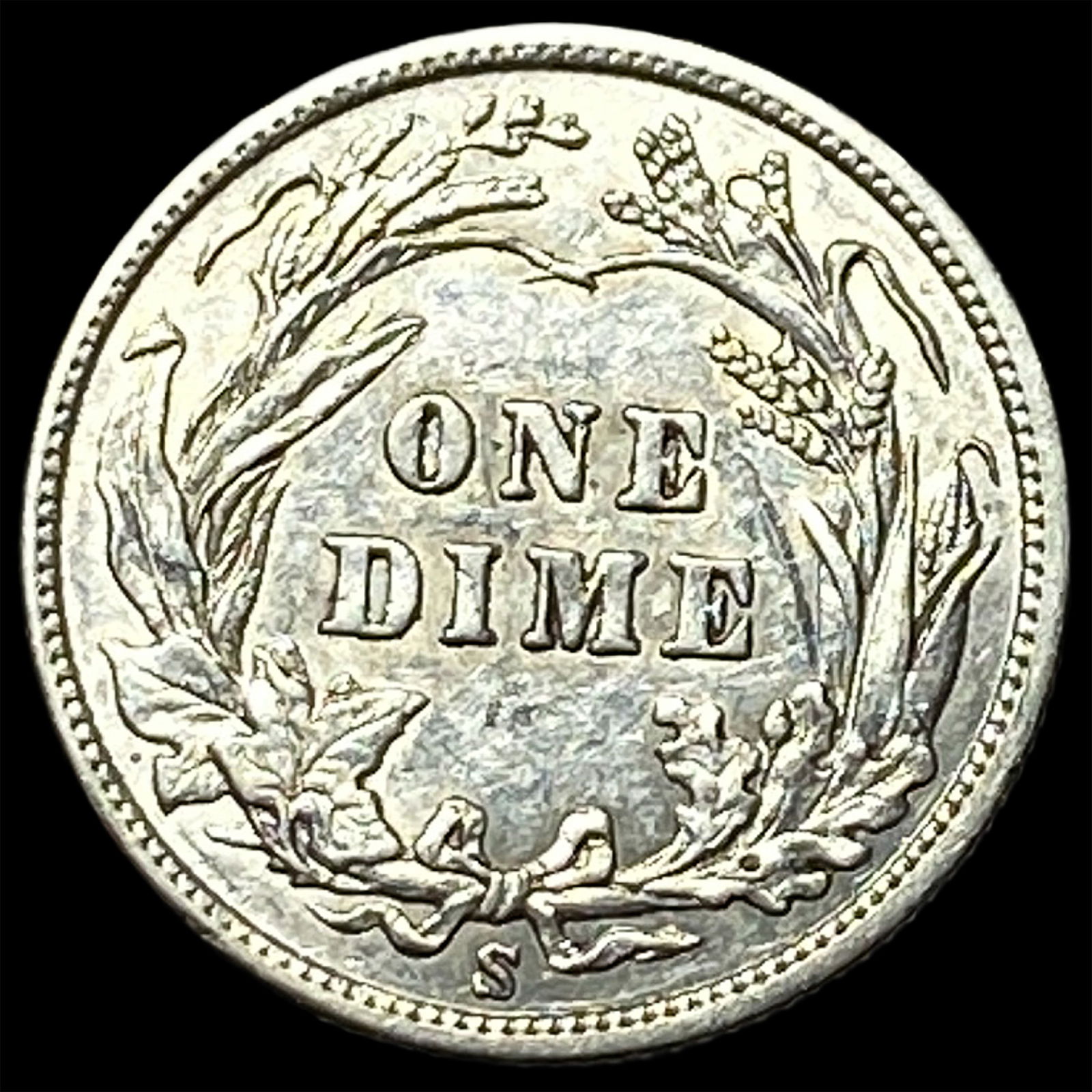 1907-S Silver Barber Dime CLOSELY UNCIRCULATED - 2