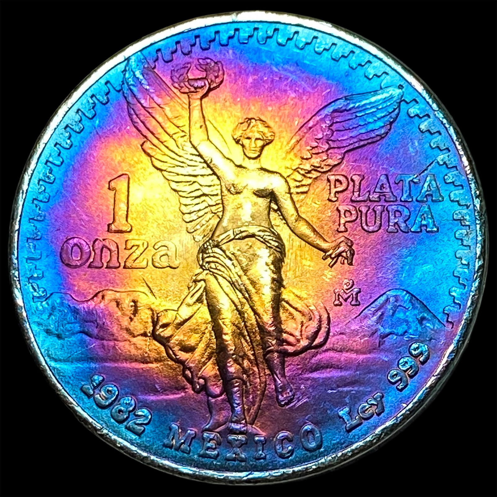 1982 Mexico Silver 1 Onza Libertad SUPERB GEM BU: 1982 Mexico Silver 1 Onza Libertad SUPERB GEM BU