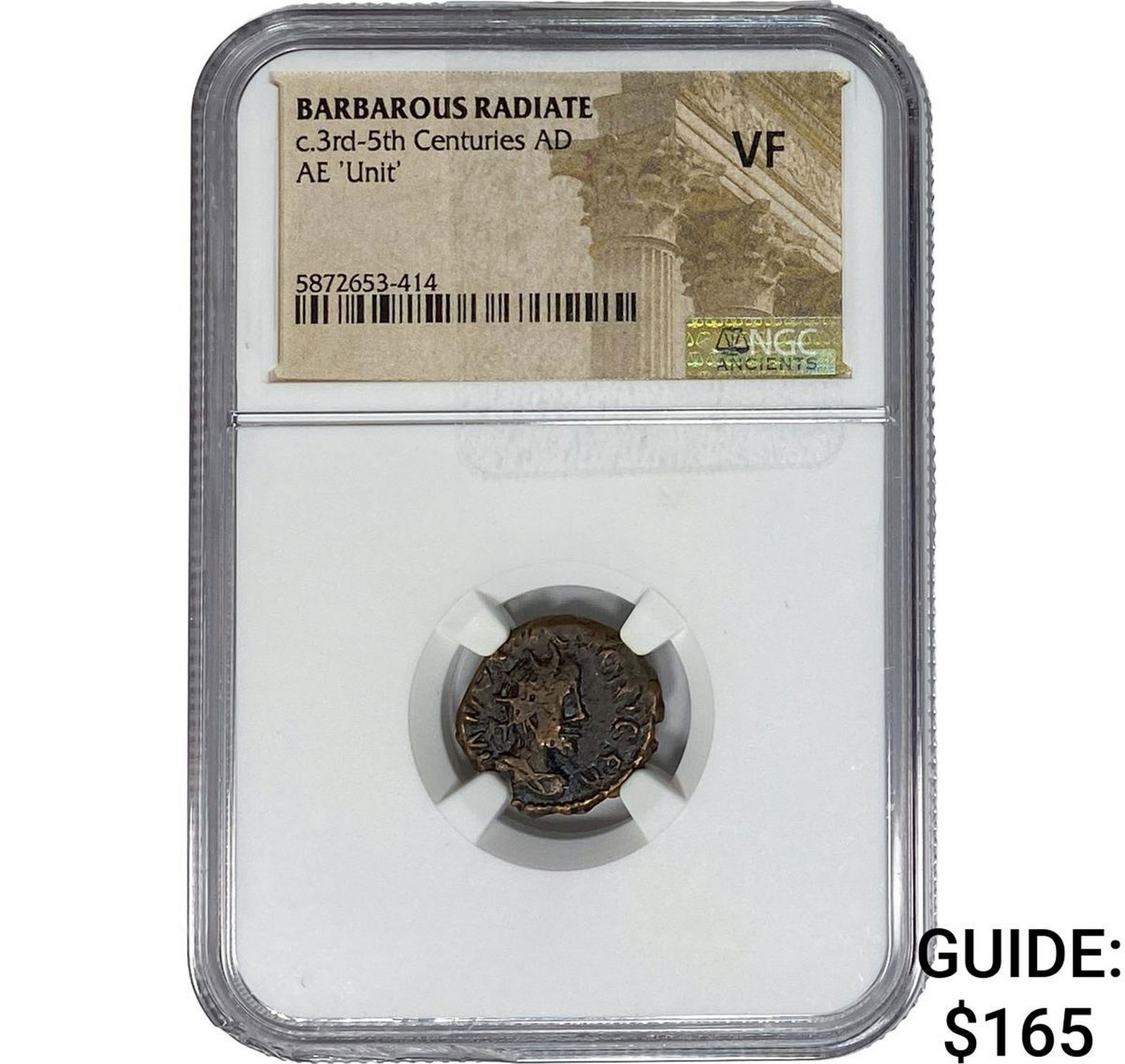 Barbarous Radiate c.3rd-5th Centuries AD AE'Unit' NGC VF: Barbarous Radiate c.3rd-5th Centuries AD AE'Unit' NGC VF