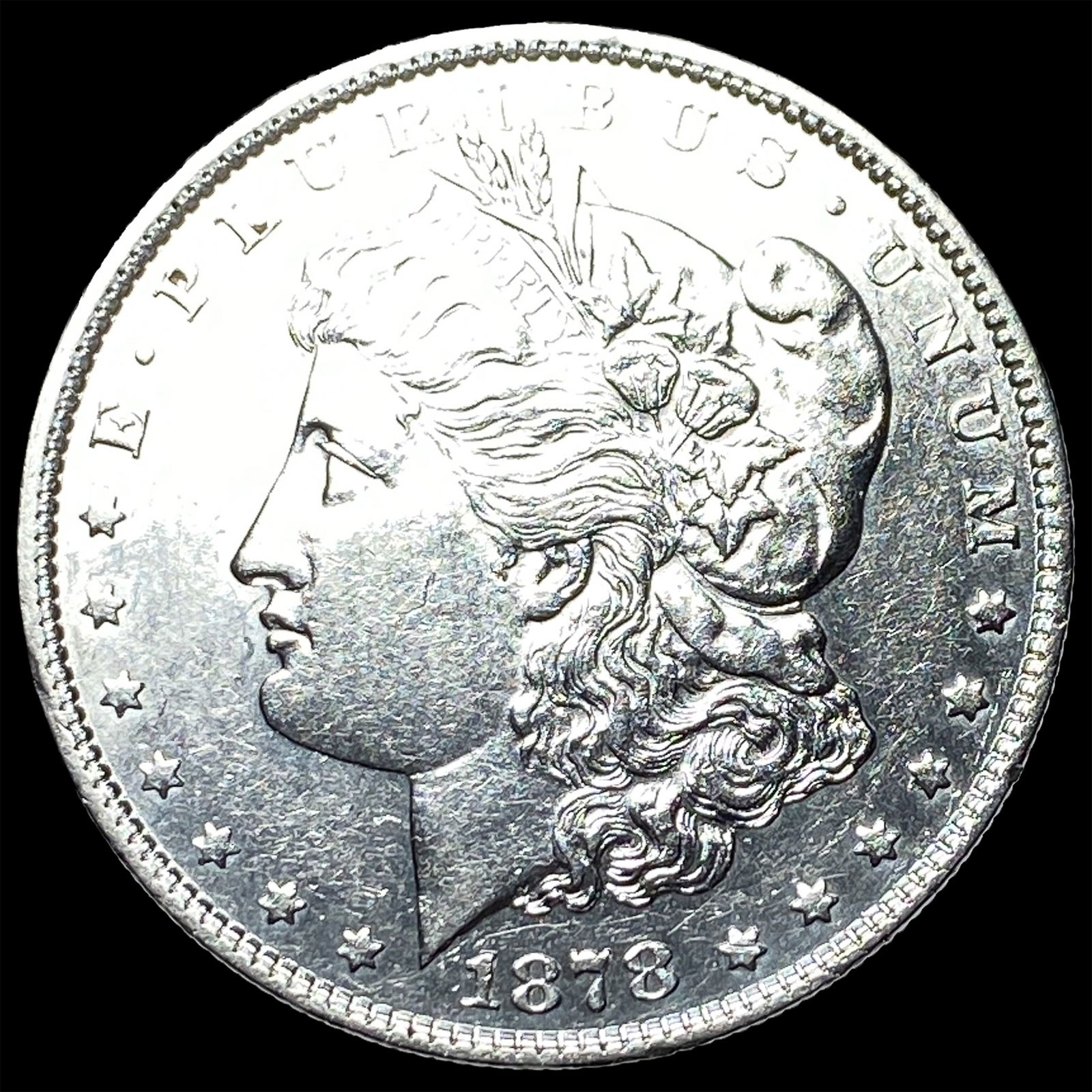 1878 Silver Morgan Dollar UNCIRCULATED: 1878 Silver Morgan Dollar UNCIRCULATED