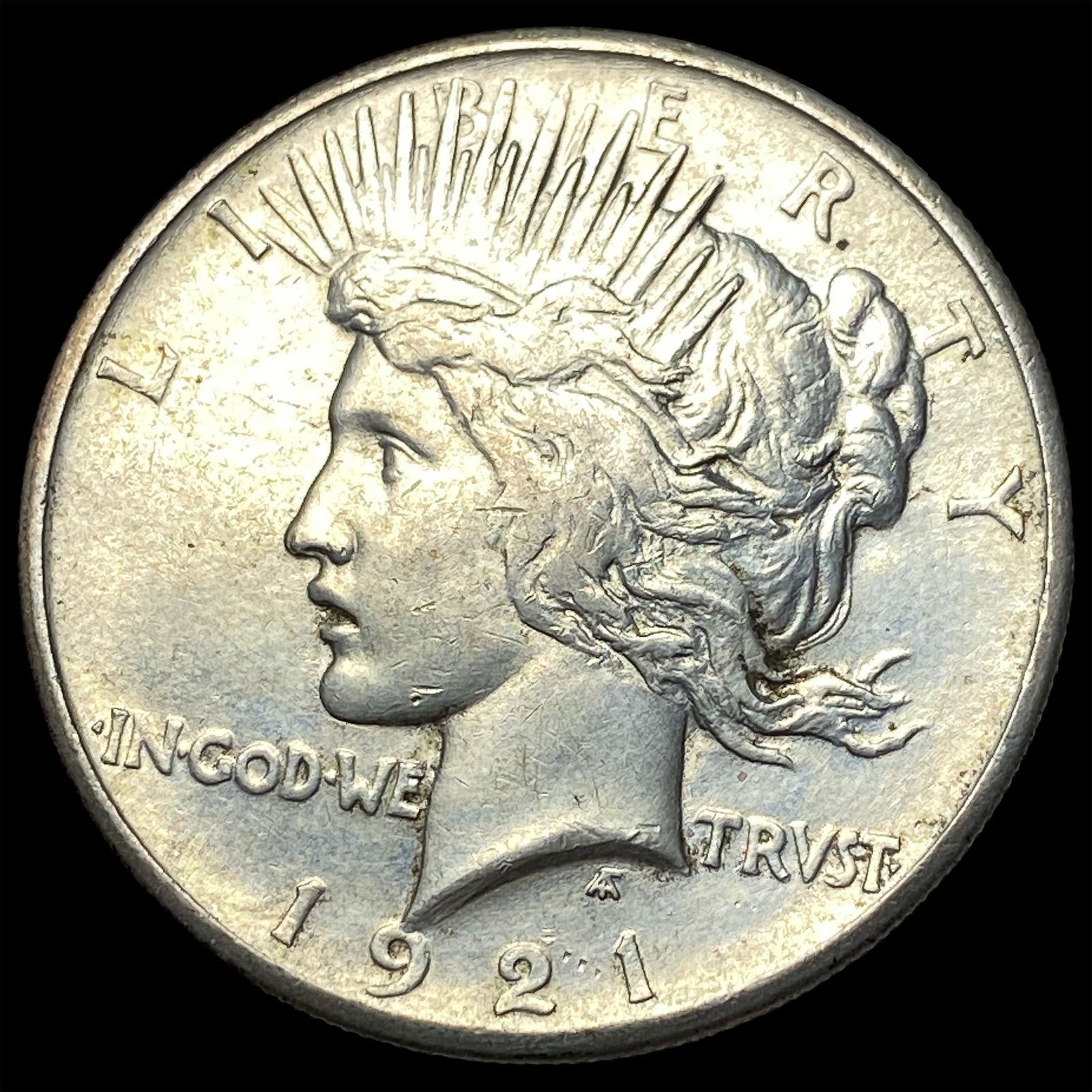1921 Silver Peace Dollar CLOSELY UNCIRCULATED: 1921 Silver Peace Dollar CLOSELY UNCIRCULATED