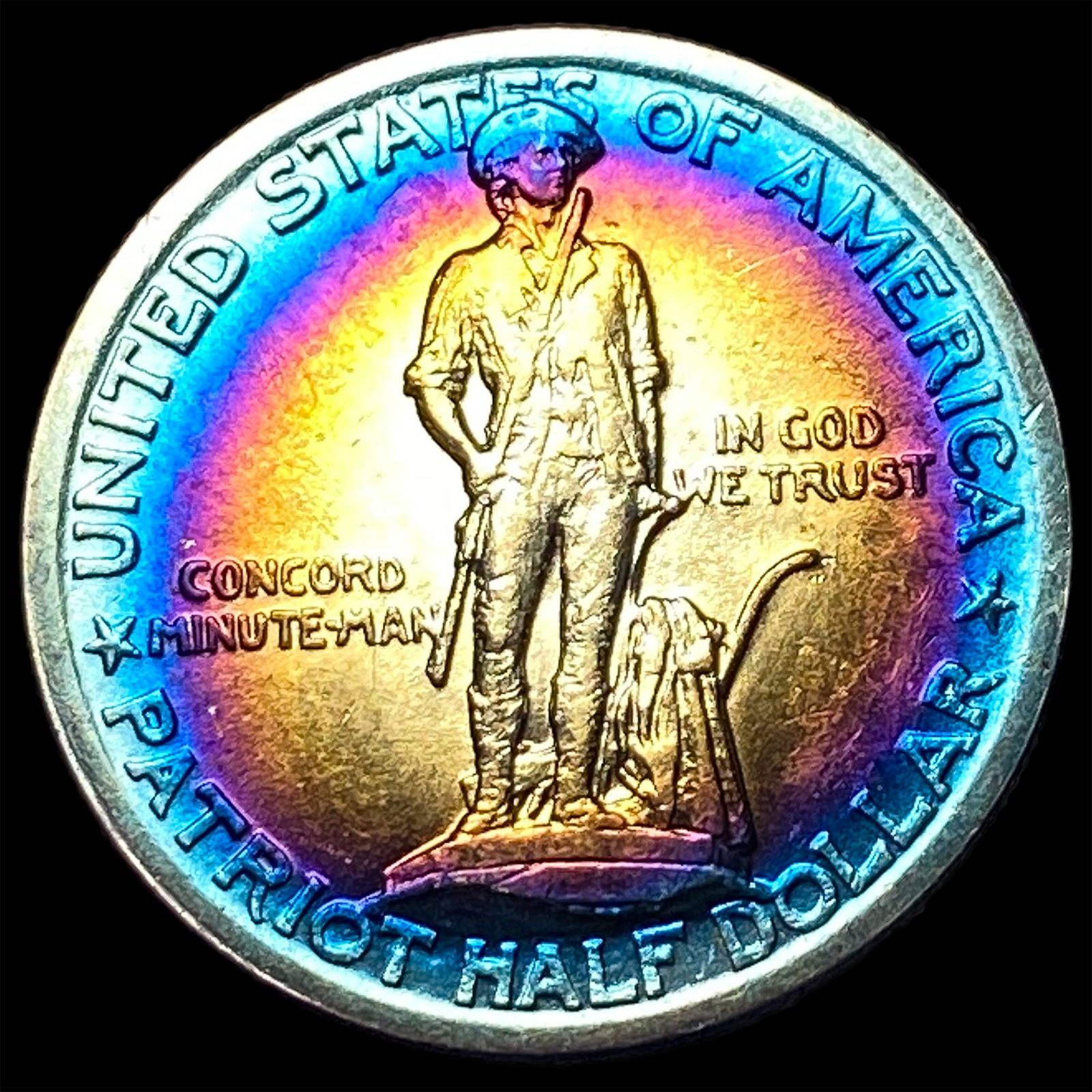 1925 Silver Lexington-Concord Half Dollar CLOSELY UNCIRCULATED: 1925 Silver Lexington-Concord Half Dollar CLOSELY UNCIRCULATED