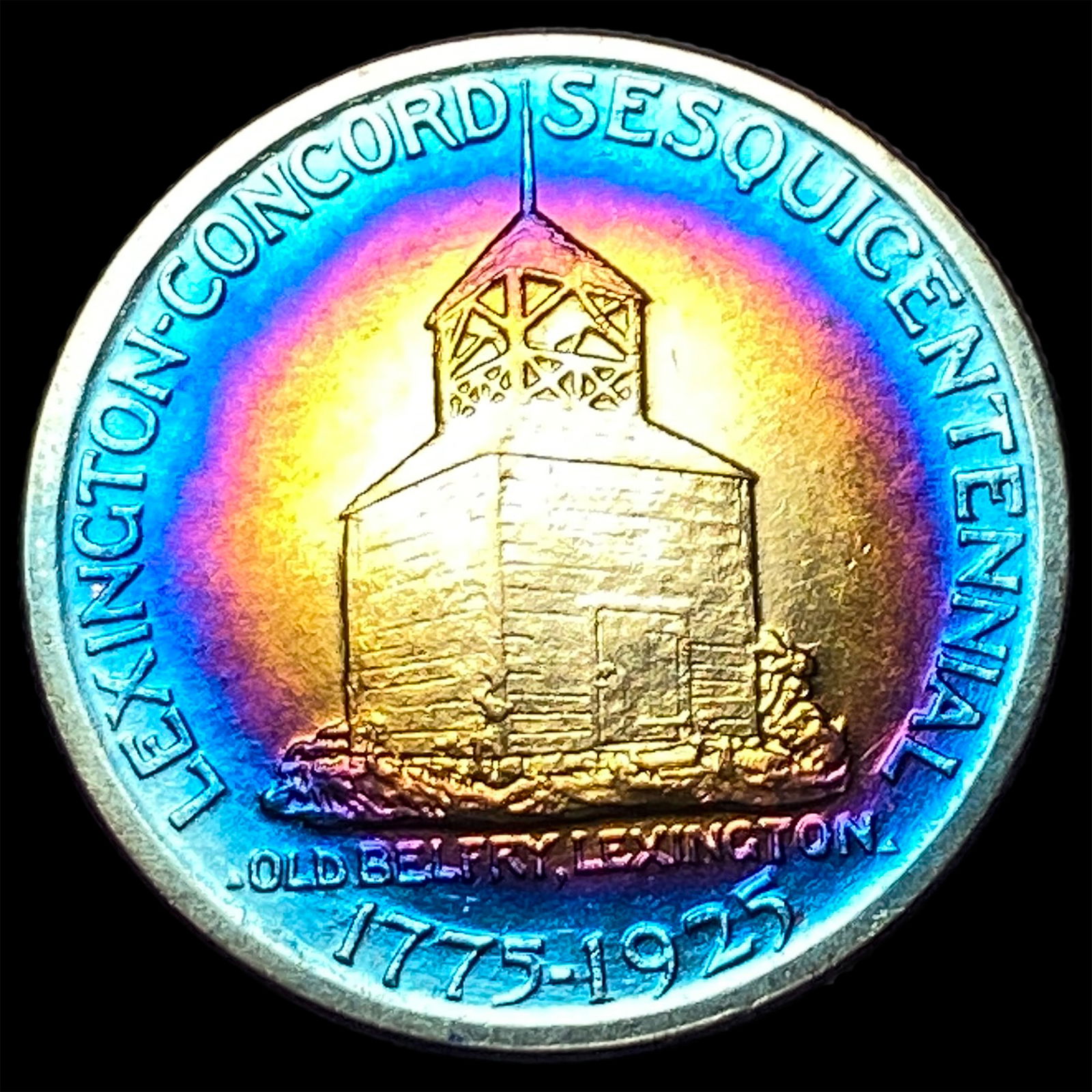 1925 Silver Lexington-Concord Half Dollar CLOSELY UNCIRCULATED - 2