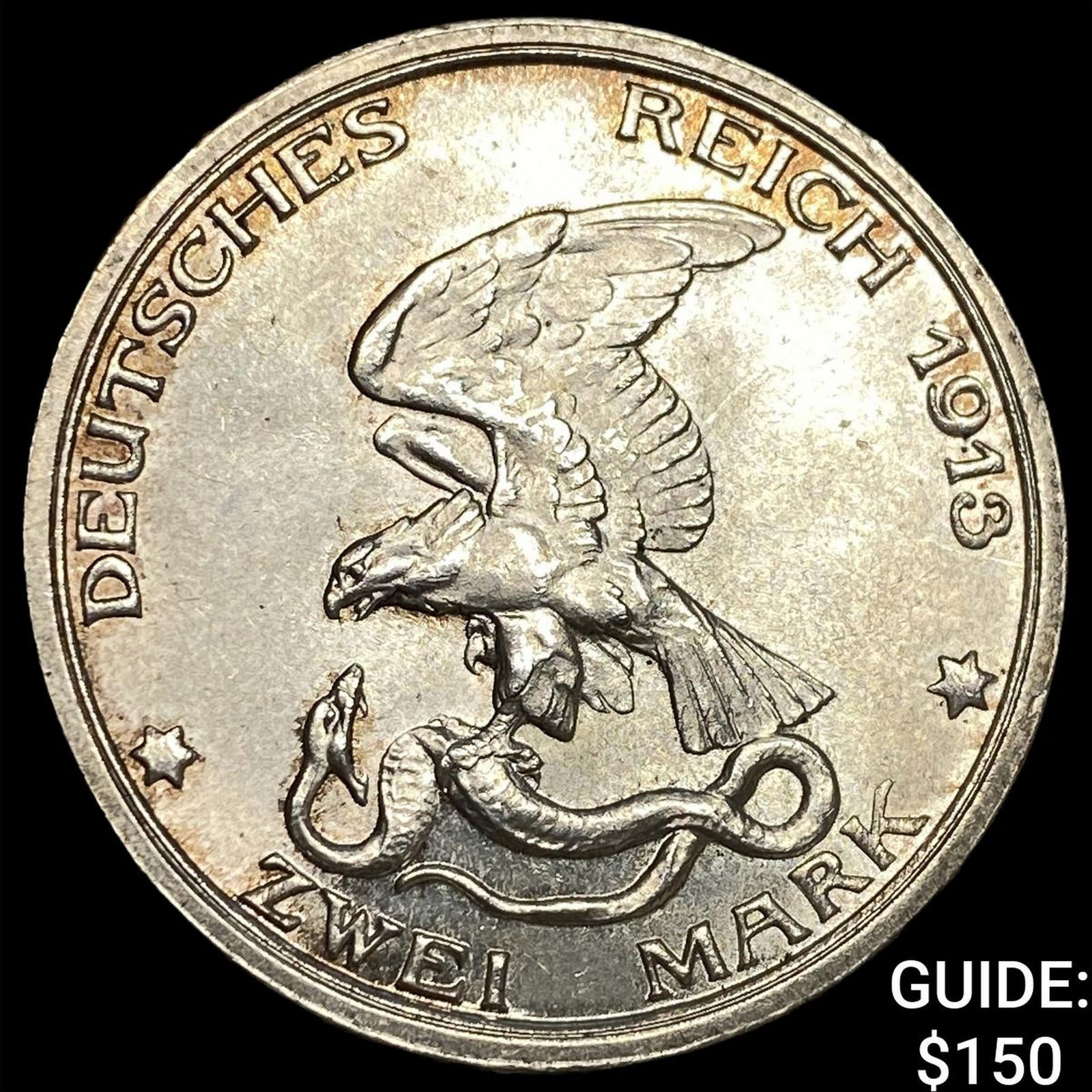 Germany Silver 3 Marks UNCIRCULATED (1 of 2)