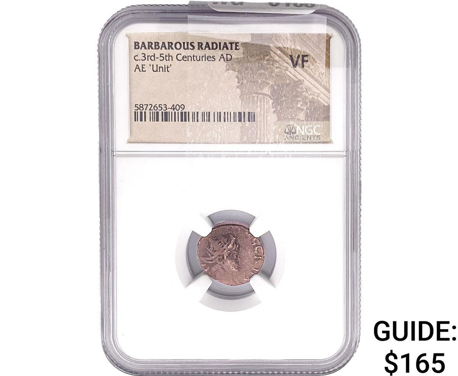 Barbarous Radiate c.3rd-5th Centuries AD AE 'Unit' NGC VF: Barbarous Radiate c.3rd-5th Centuries AD AE 'Unit' NGC VF