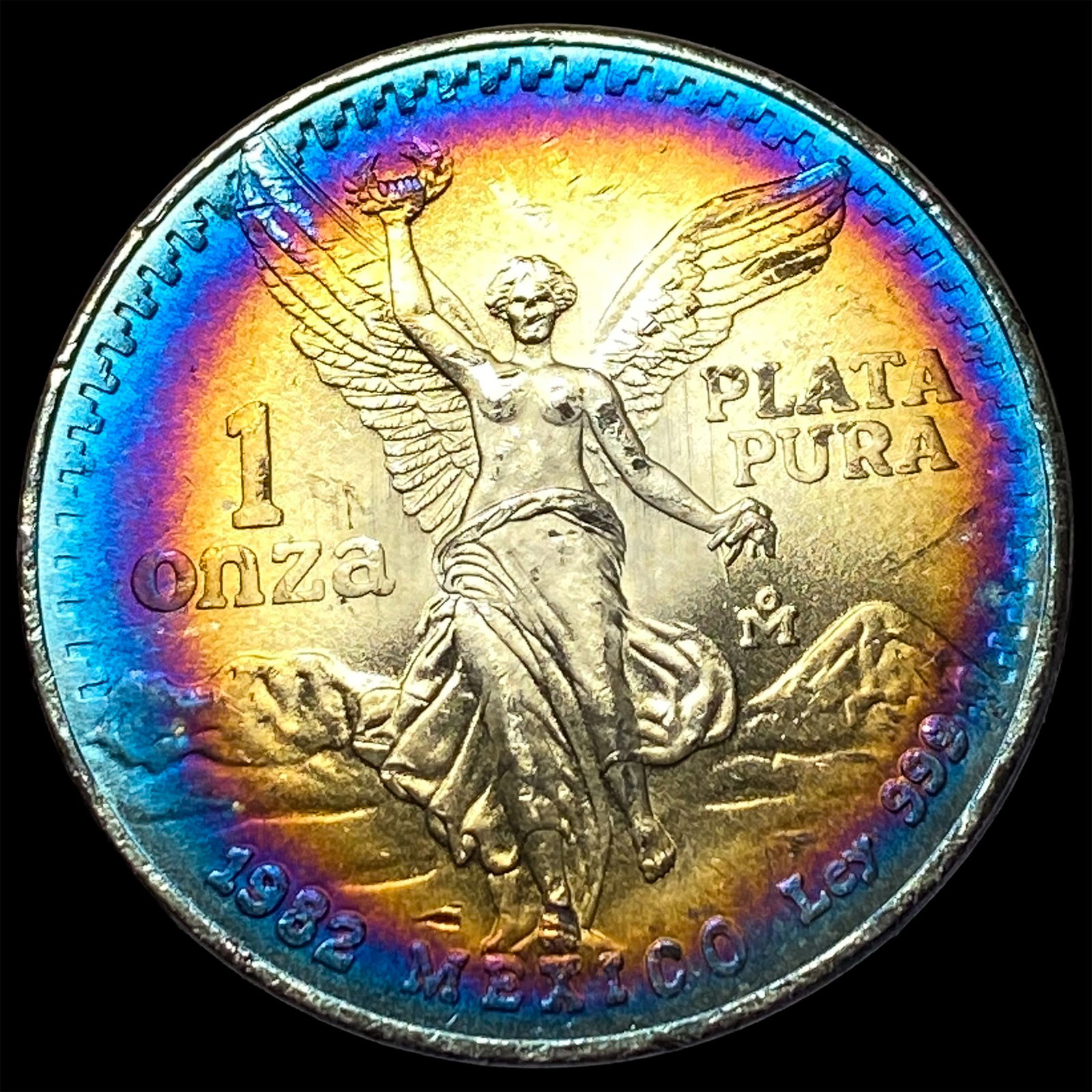 1982 Mexico Silver 1 Onza Libertad SUPERB GEM BU: 1982 Mexico Silver 1 Onza Libertad SUPERB GEM BU