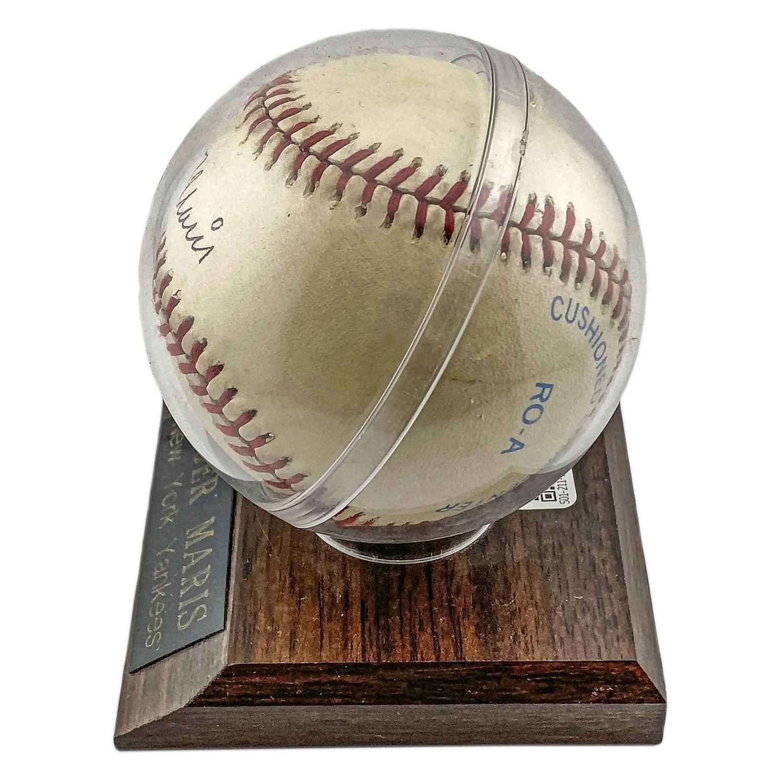 Roger Maris Signed Baseball w/ Certificate - 4