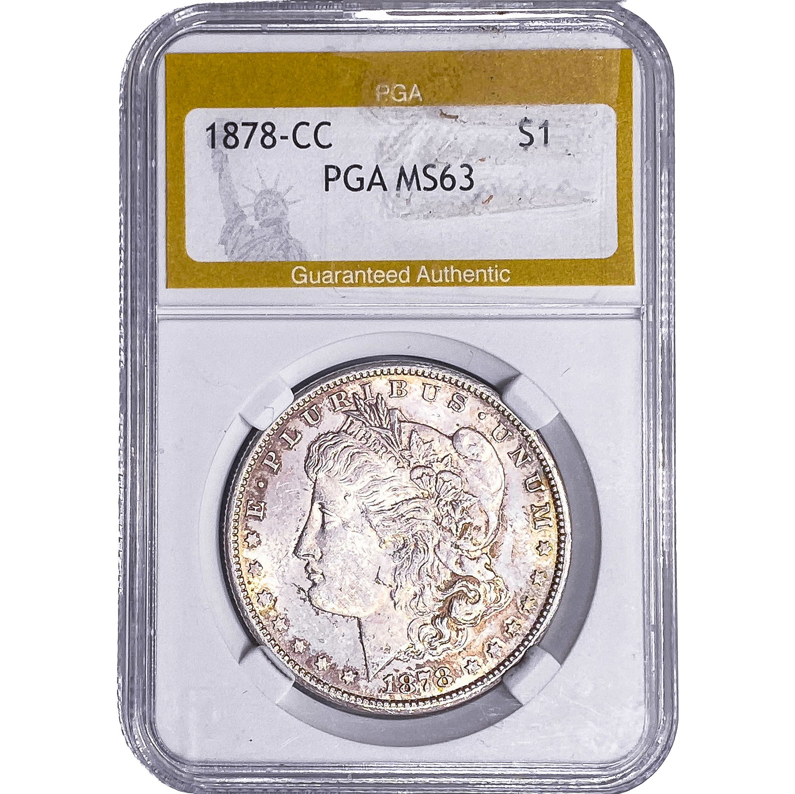 1878-CC Morgan Silver Dollar PGA MS63 (1 of 2)