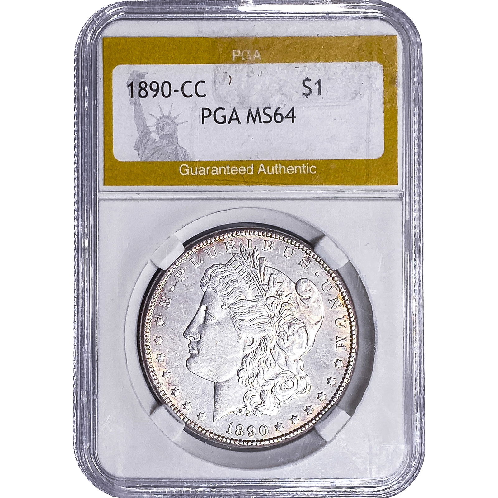 1890-CC Morgan Silver Dollar PGA MS64 (1 of 2)